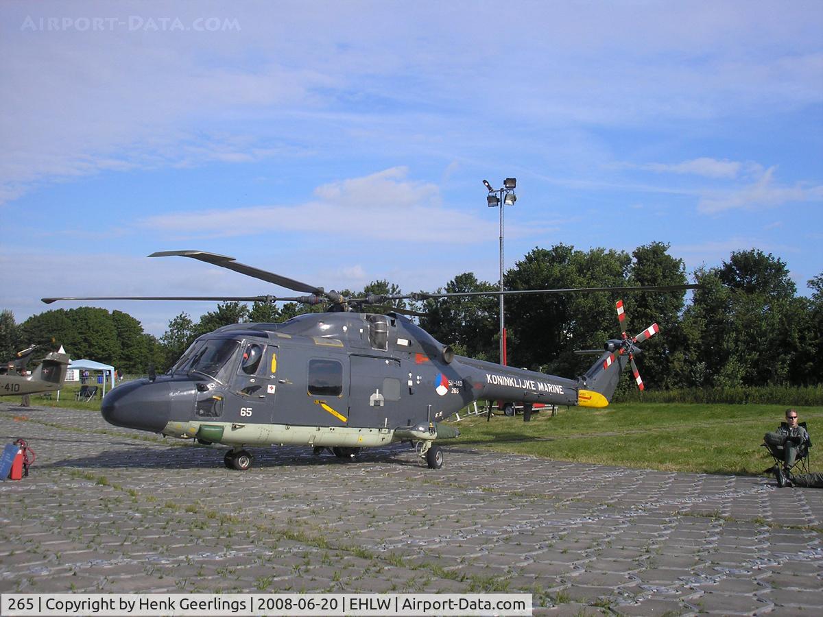 265, Westland SH-14D Lynx C/N 023, Dutch AF Openday , Leeuwarden AFB 2008  - MarHeli Dutch Navy