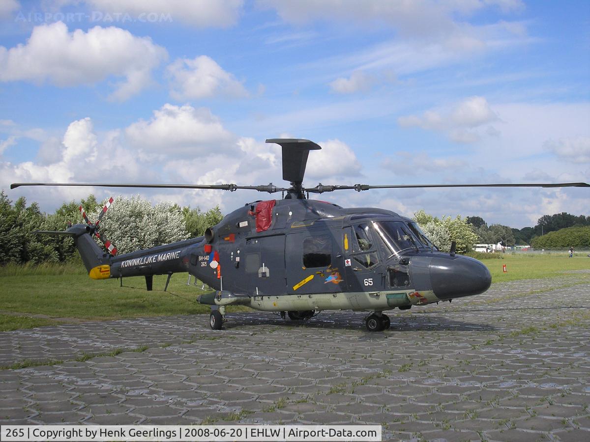 265, Westland SH-14D Lynx C/N 023, Dutch AF Openday , Leeuwarden AFB 2008  - MarHeli Dutch Navy