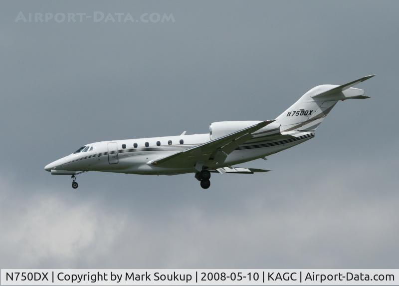 N750DX, 2006 Cessna 750 Citation X C/N 750-0263, N750DX @ KAGC