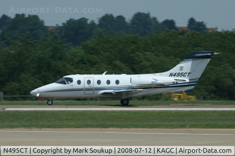 N495CT, Hawker Beechcraft 400A Beechjet C/N RK-547, N495CT @ KAGC