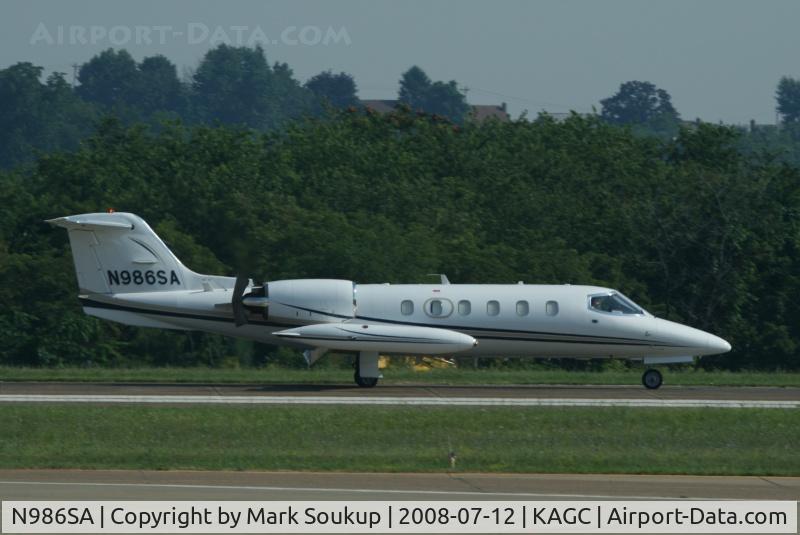 N986SA, 1985 Gates Learjet 35A C/N 609, N986SA @ KAGC