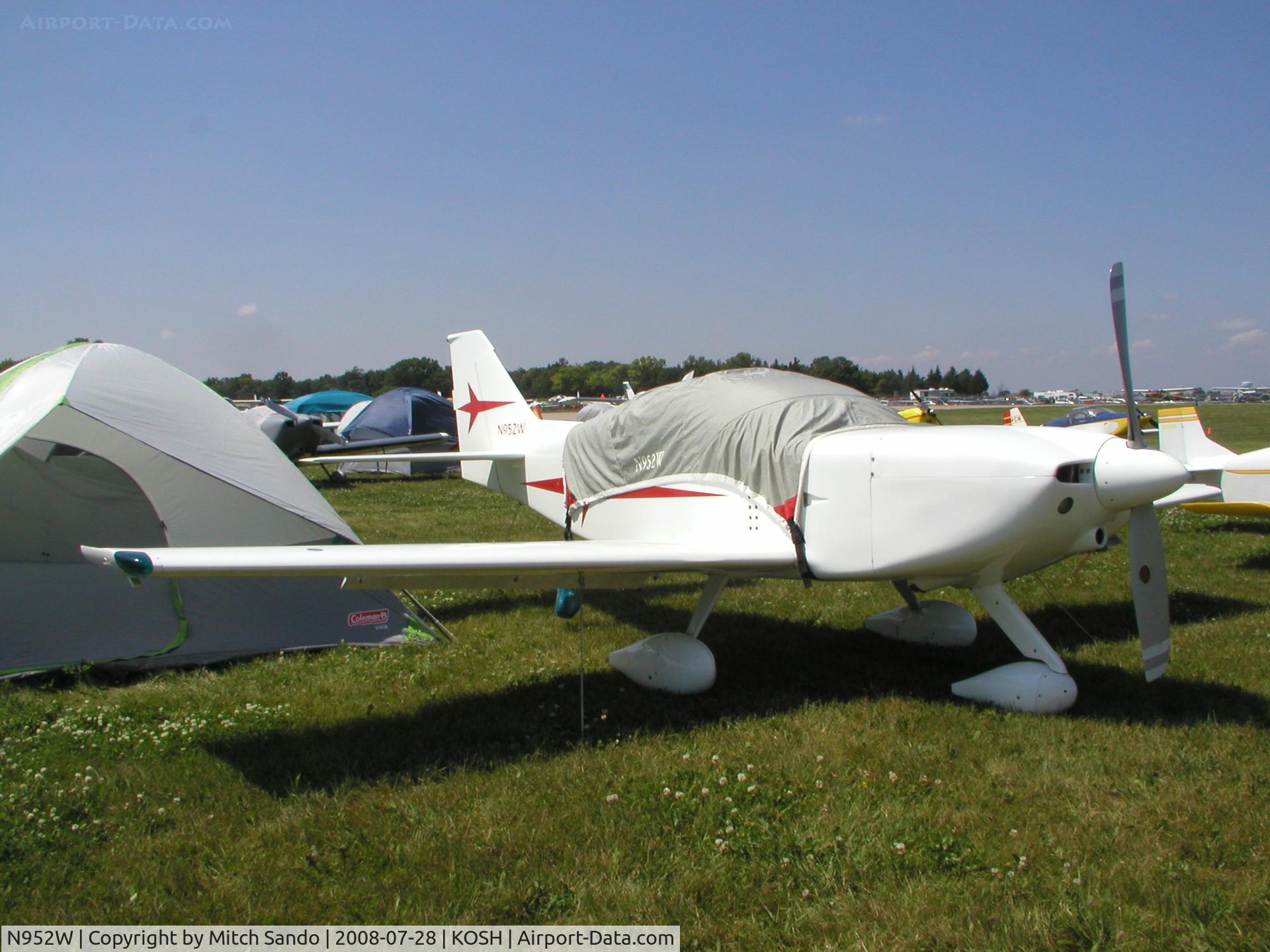 N952W, 1997 Stoddard-Hamilton Glasair II SFT C/N 2117, EAA AirVenture 2008.