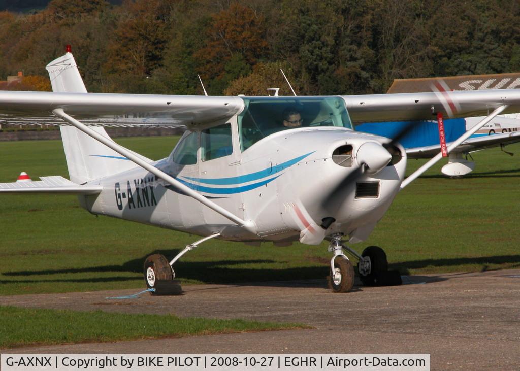 G-AXNX, 1968 Cessna 182M Skylane C/N 182-59322, BEING RUN UP AFTER MAINTENANCE