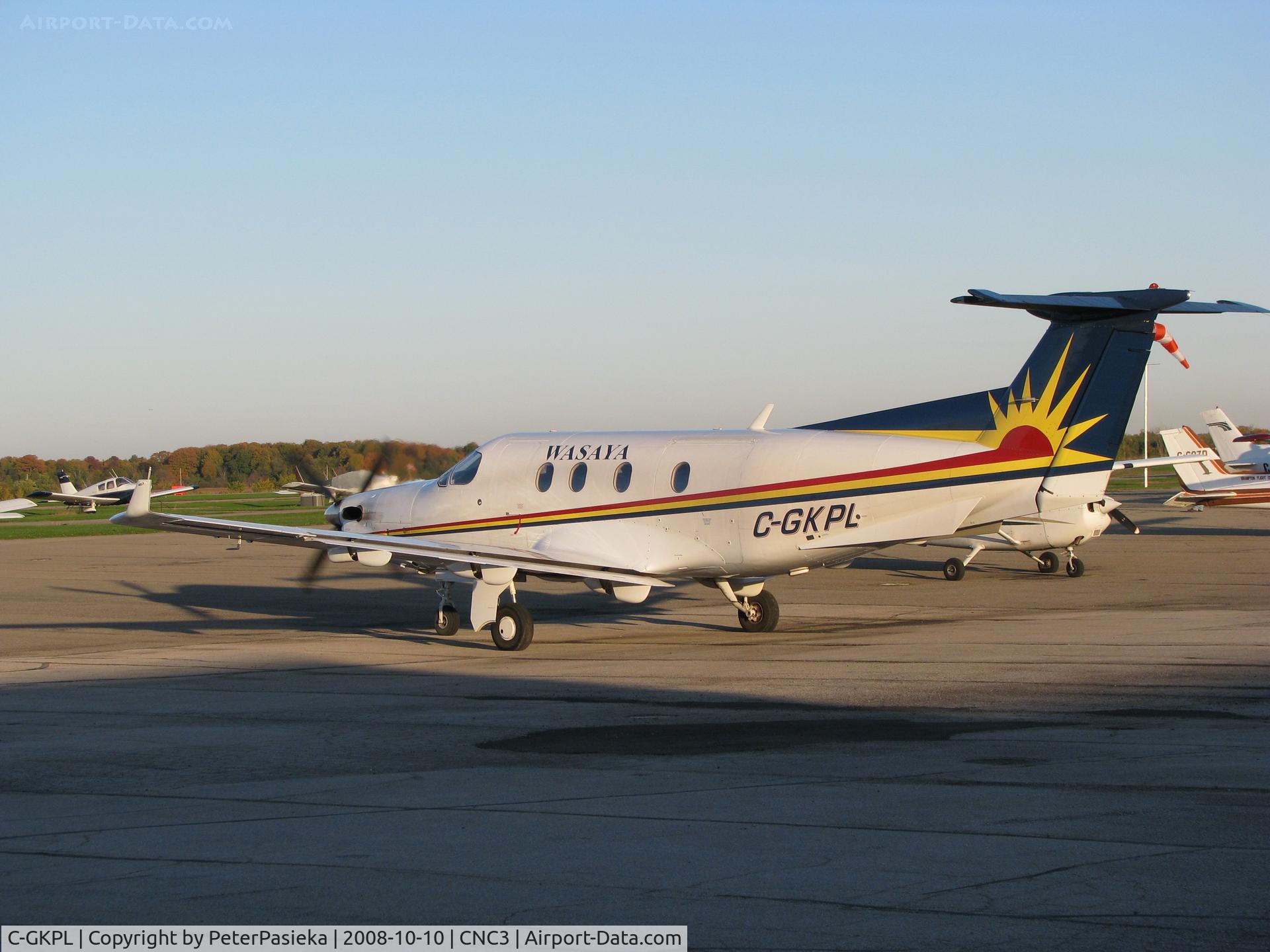 C-GKPL, 1998 Pilatus PC-12/45 C/N 245, @ Brampton Airport