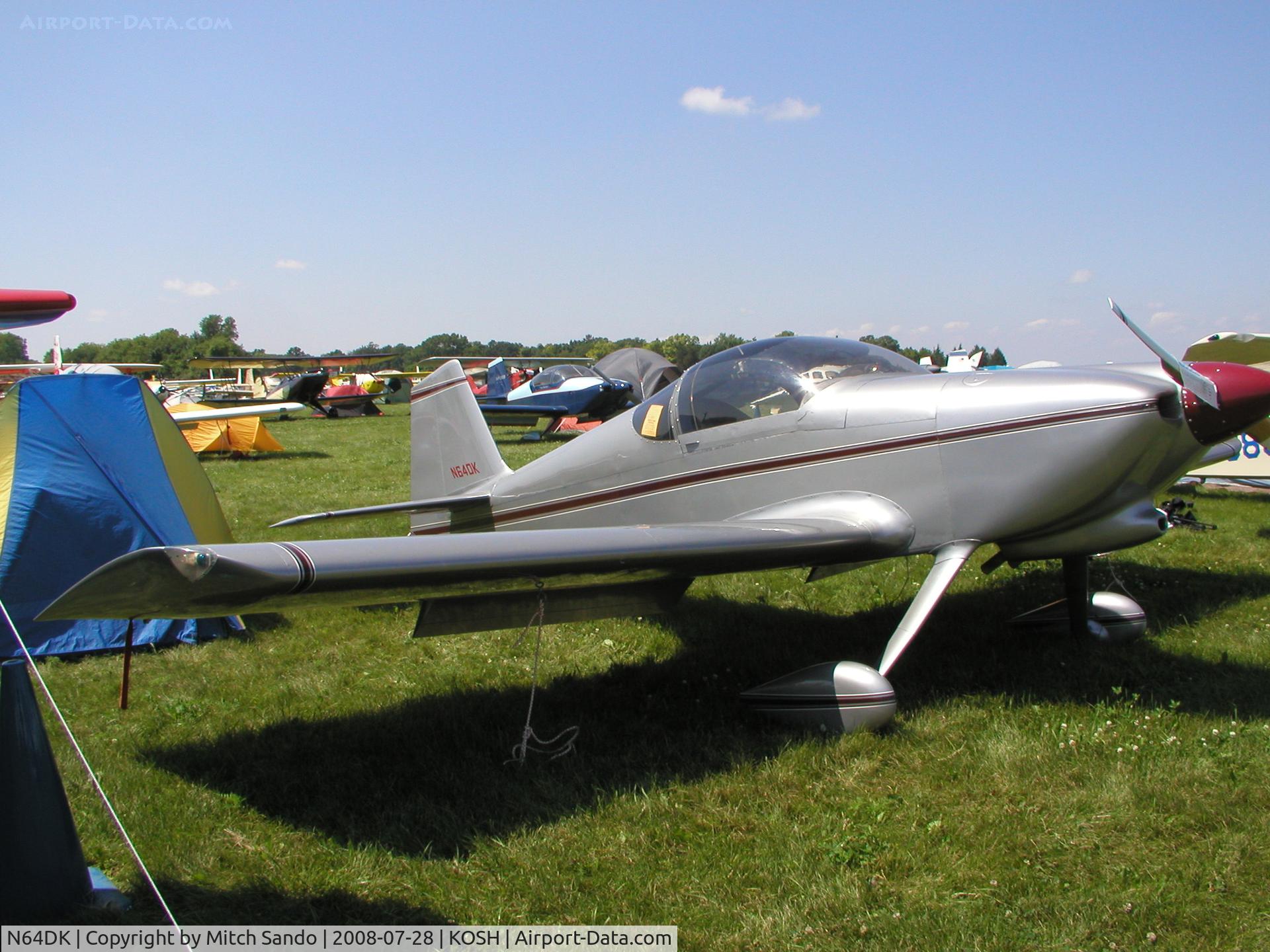 N64DK, 1991 Vans RV-6 C/N 20009, EAA AirVenture 2008.