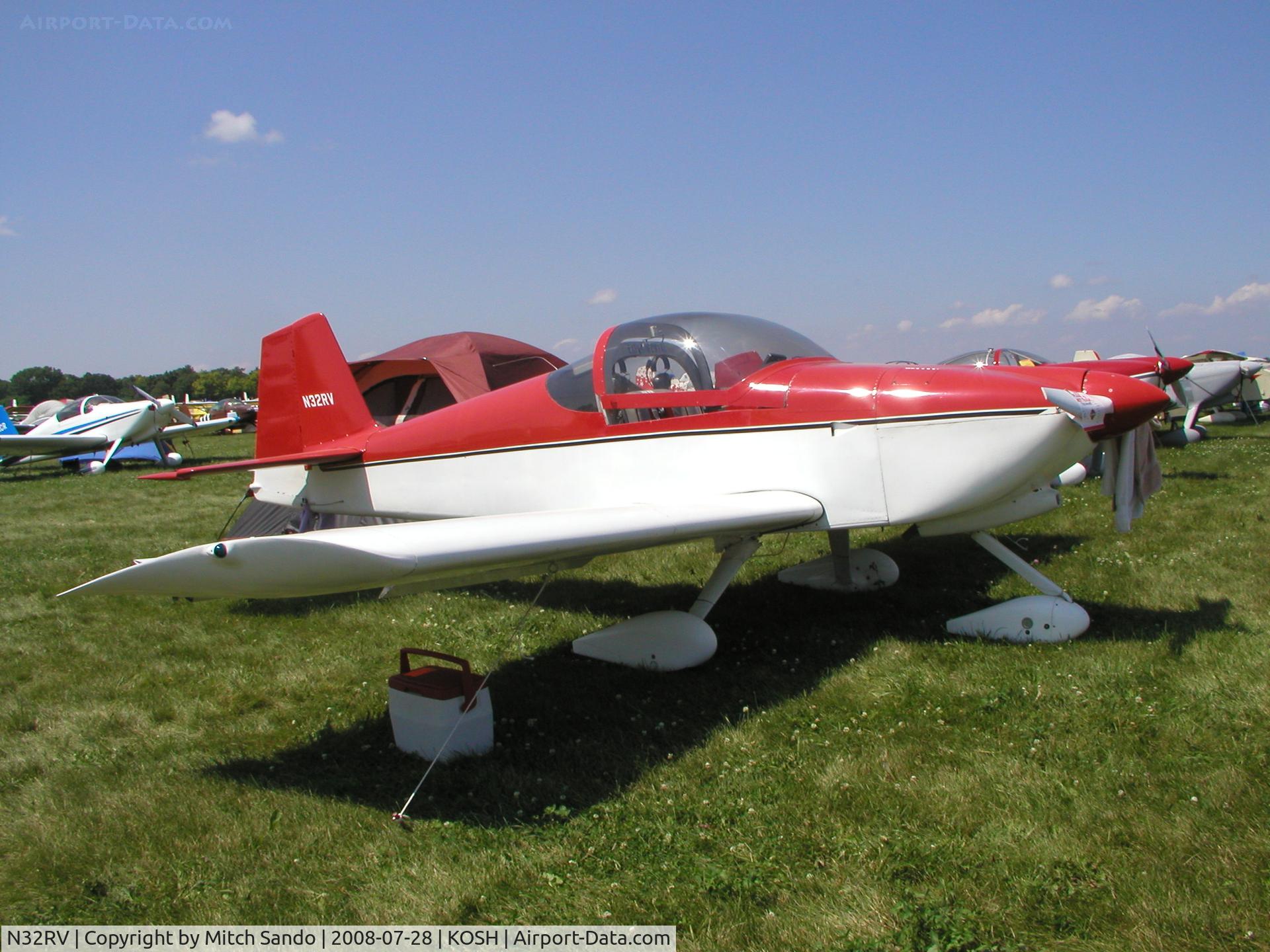 N32RV, 1997 Vans RV-6A C/N 22253, EAA AirVenture 2008.