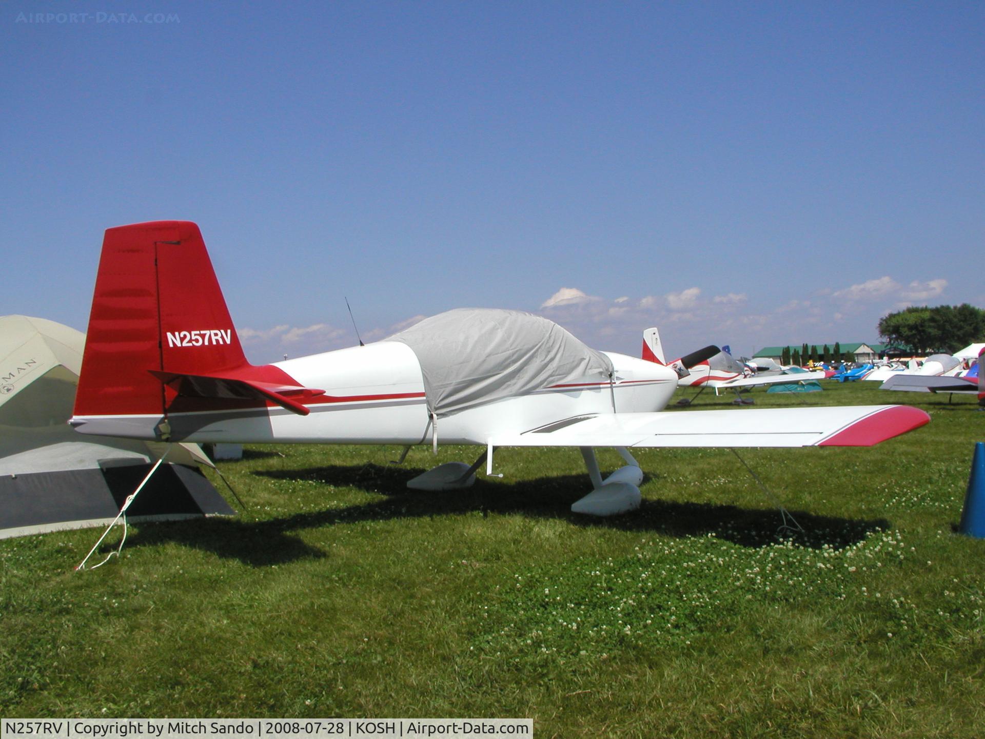 N257RV, 2008 Vans RV-7A C/N 73086, EAA AirVenture 2008.