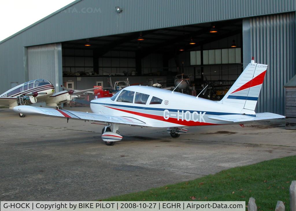 G-HOCK, 1967 Piper PA-28-180 Cherokee C/N 28-4395, THIS A/C HAS JG.2 RICHTOFEN GESCHWADER CREST BEHIND THE CABIN WINDOWS