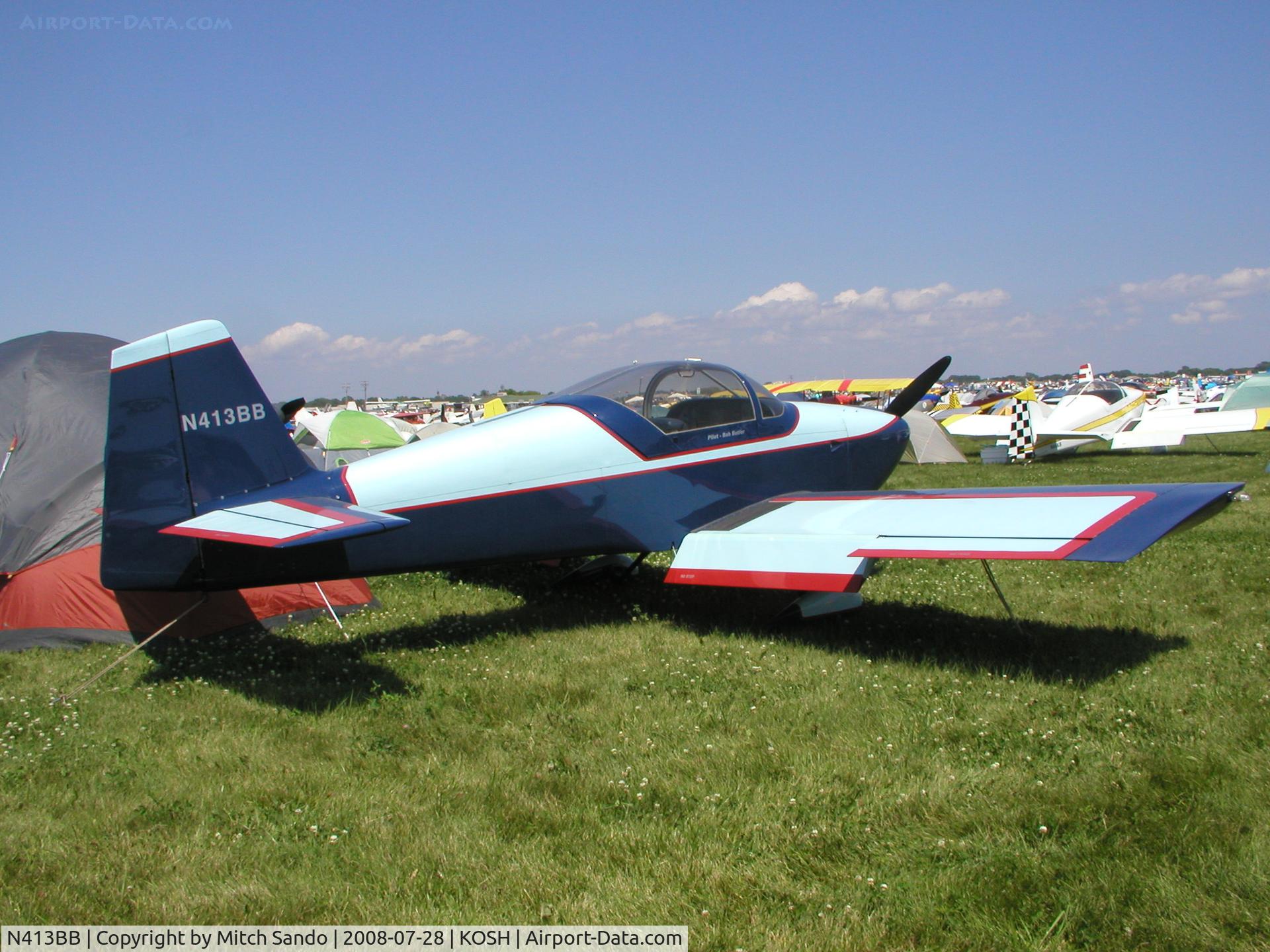 N413BB, 1997 Vans RV-6A C/N 23432, EAA AirVenture 2008.