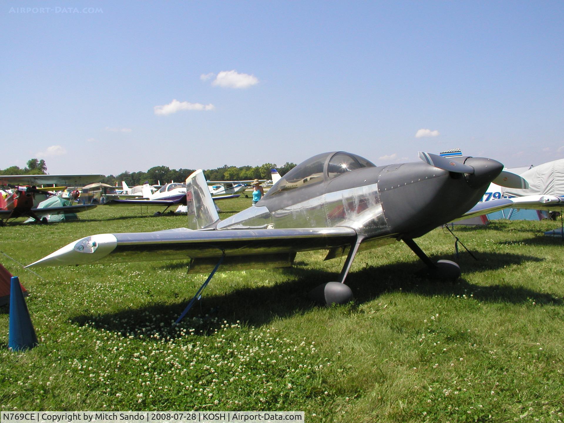 N769CE, 2008 Vans RV-8 C/N 82618, EAA AirVenture 2008.