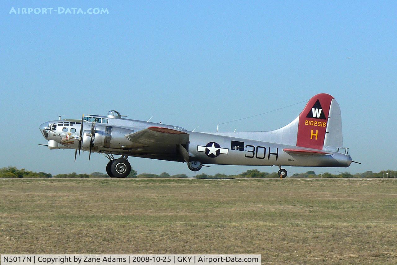 N5017N, 1944 Lockheed/Vega (Boeing) B-17G-105-VE Flying Fortress C/N 8649, At Arlington Municipal - EAA B-17G Aluminum Overcast annual tour stop!