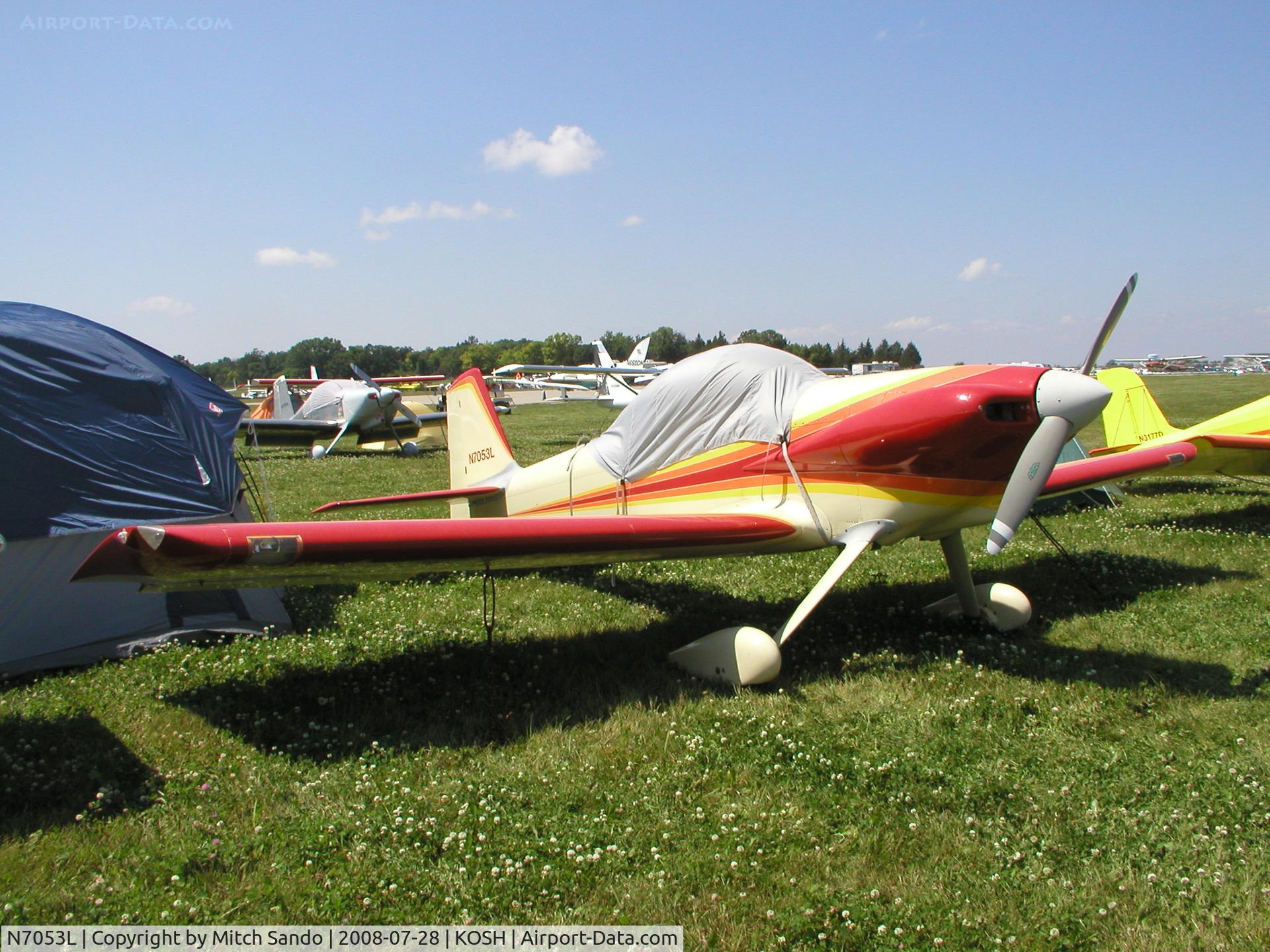 N7053L, 1989 Vans RV-4 C/N WJ-1, EAA AirVenture 2008.