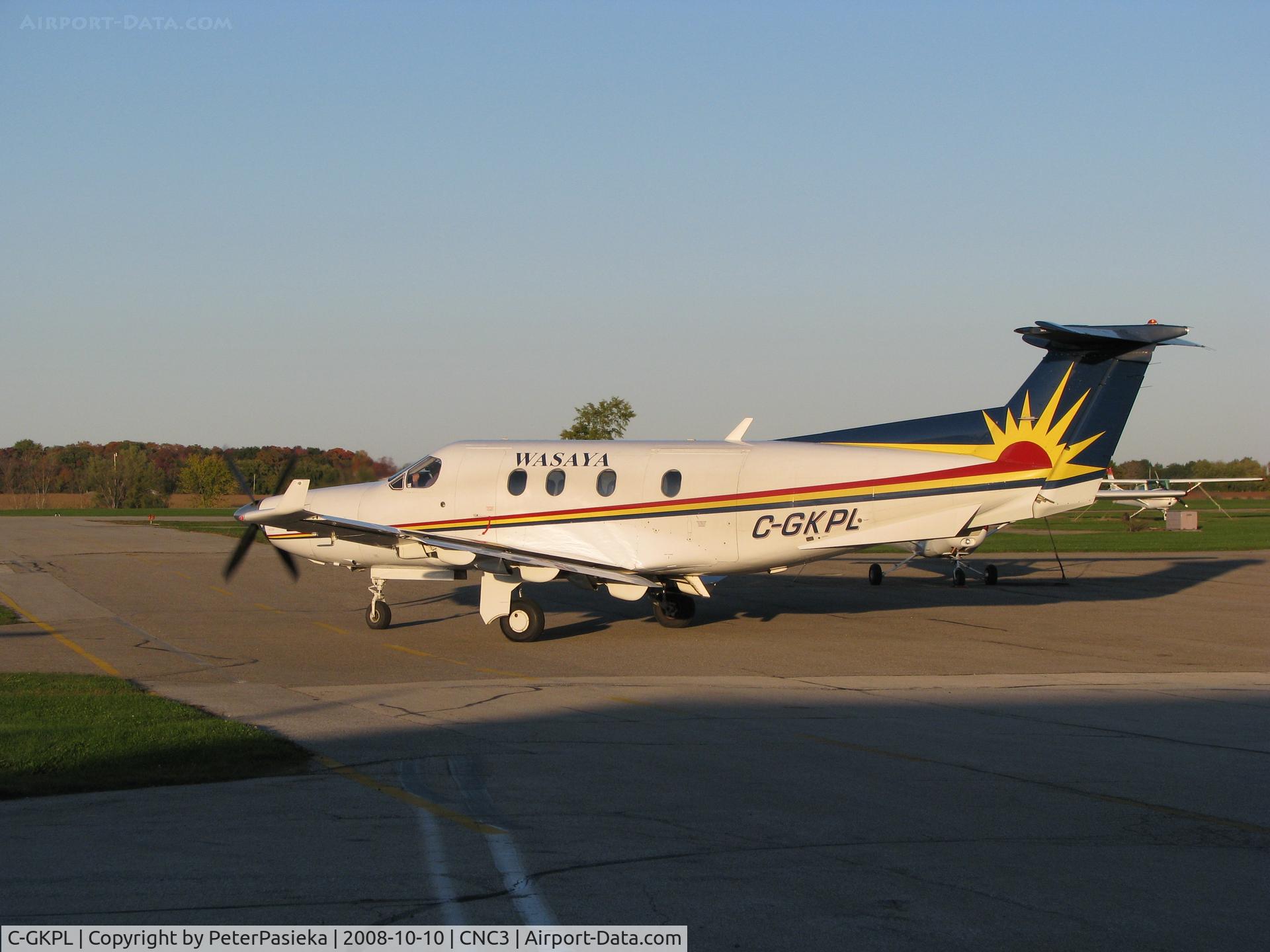 C-GKPL, 1998 Pilatus PC-12/45 C/N 245, @ Brampton Airport