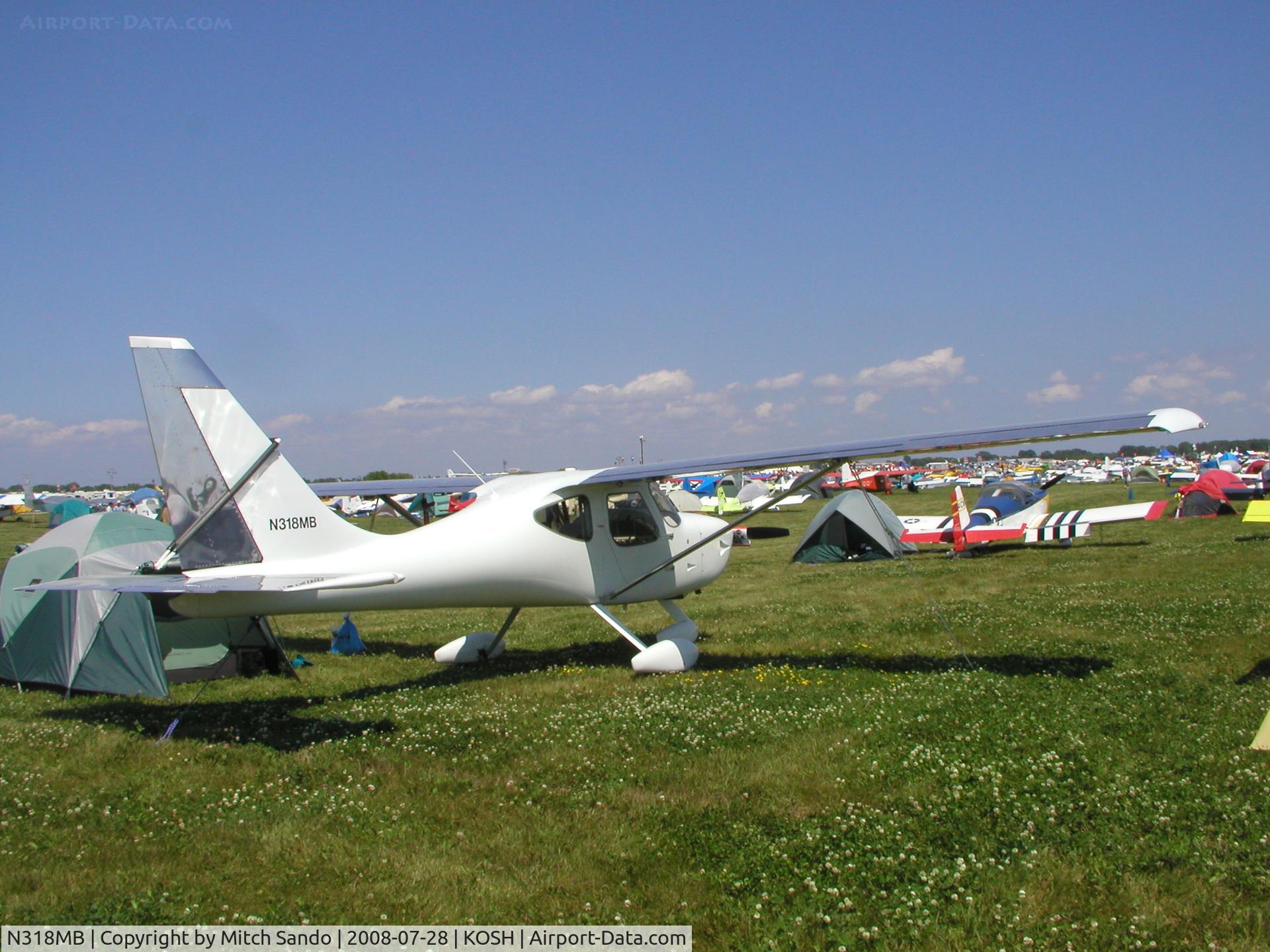 N318MB, 2006 Stoddard-Hamilton GlaStar C/N 5661, EAA AirVenture 2008.