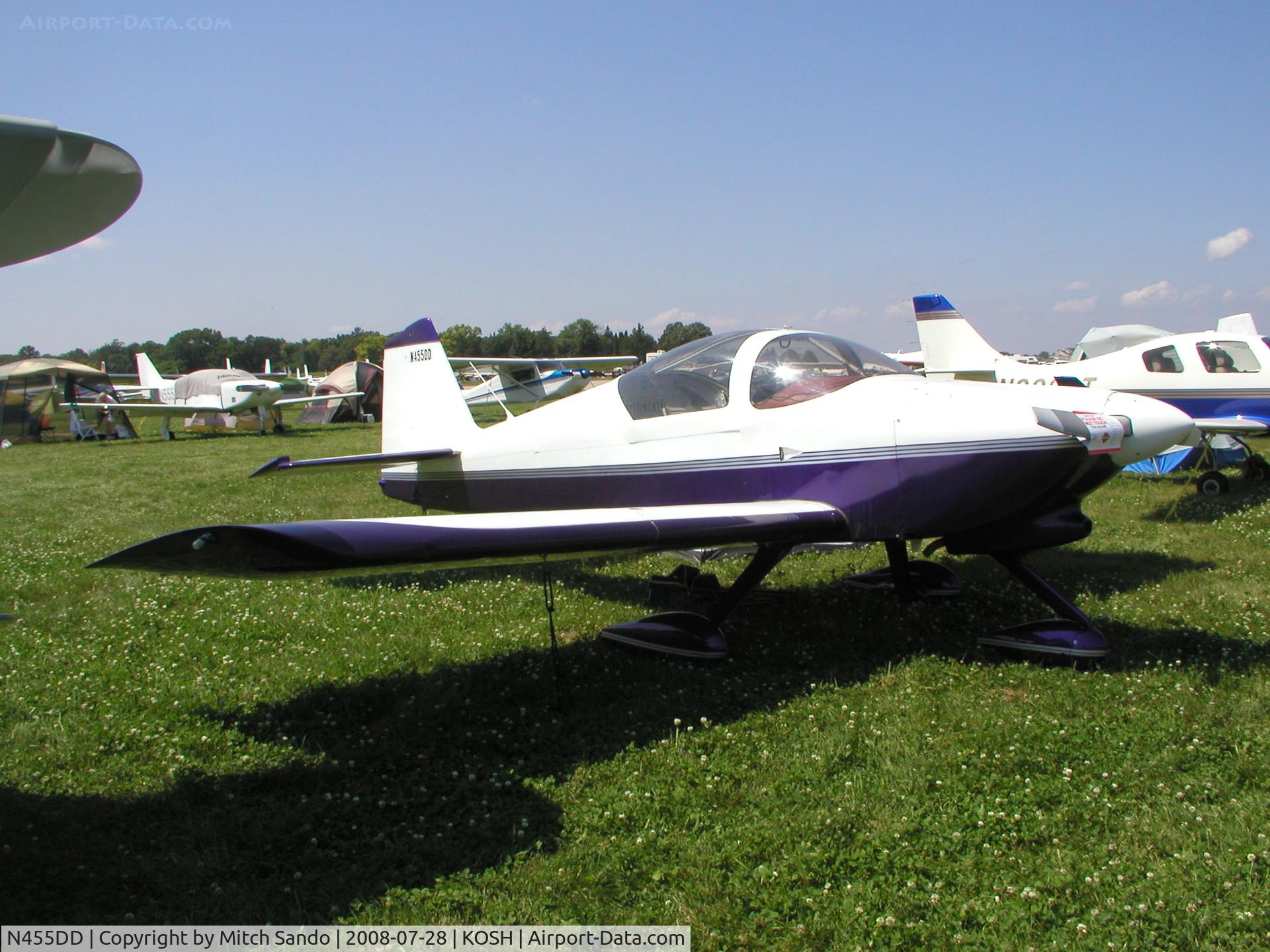 N455DD, 1995 Vans RV-6 C/N 21455, EAA AirVenture 2008.