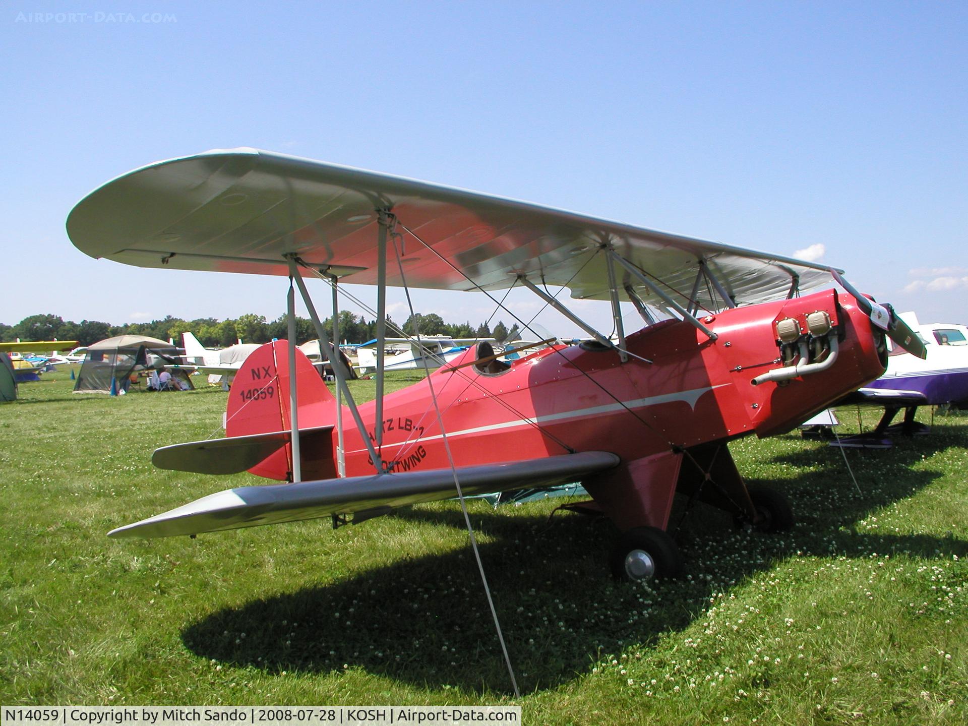 N14059, 1987 Hatz LB-1 C/N 185, EAA AirVenture 2008.