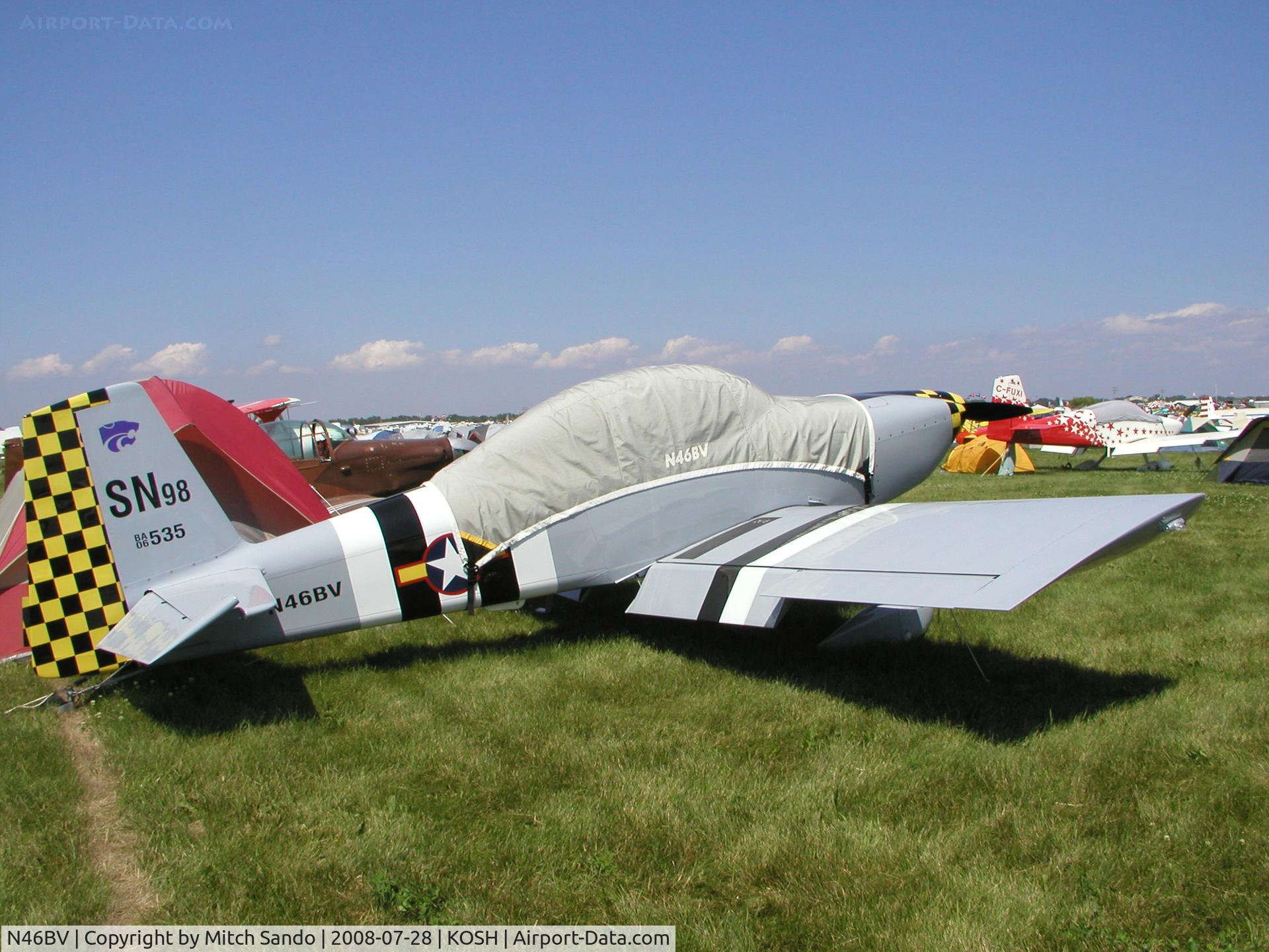N46BV, 2006 Vans RV-8 C/N 80535, EAA AirVenture 2008.