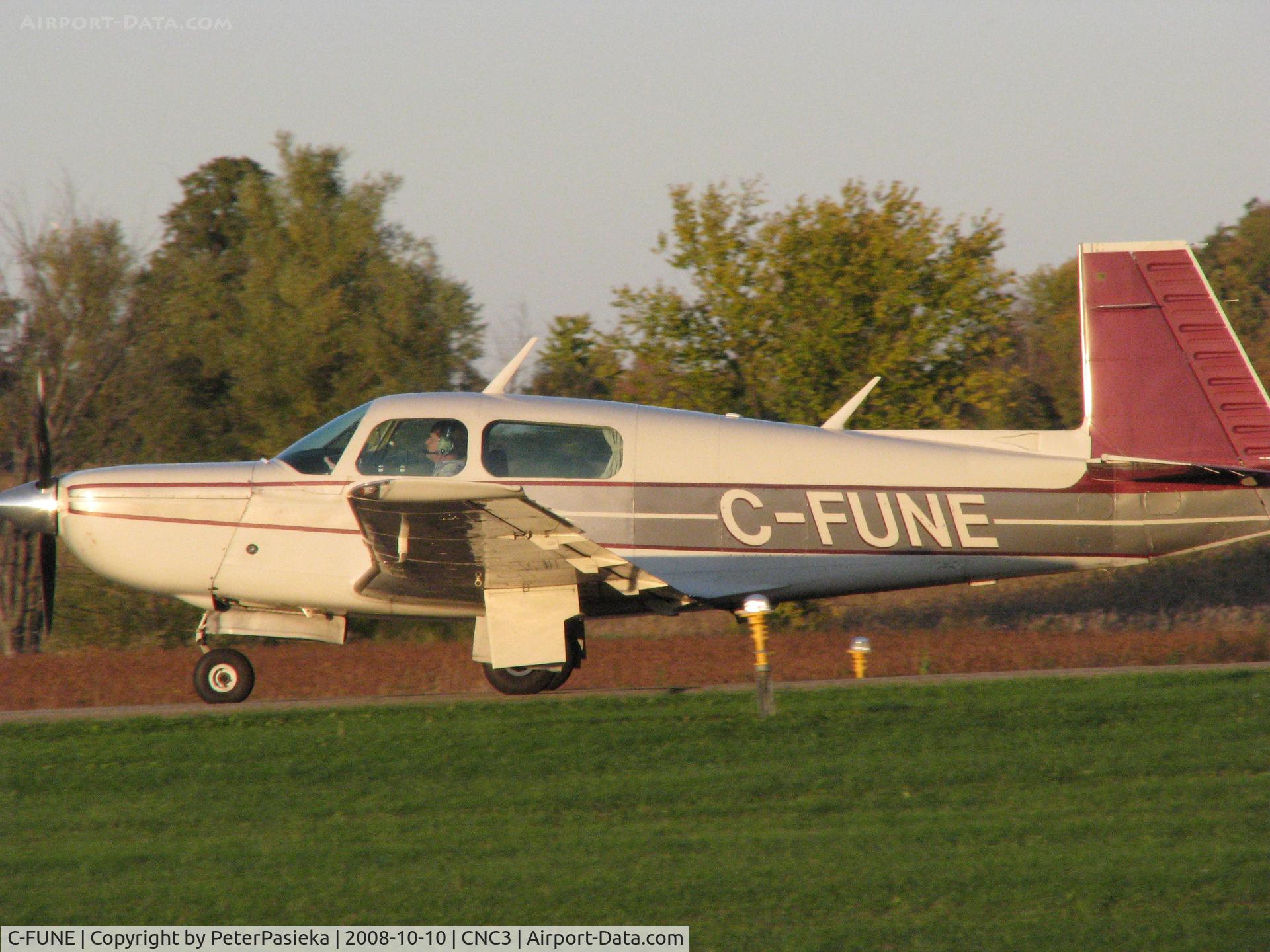 C-FUNE, 1986 Mooney M20K C/N 25-1047, @ Brampton Airport