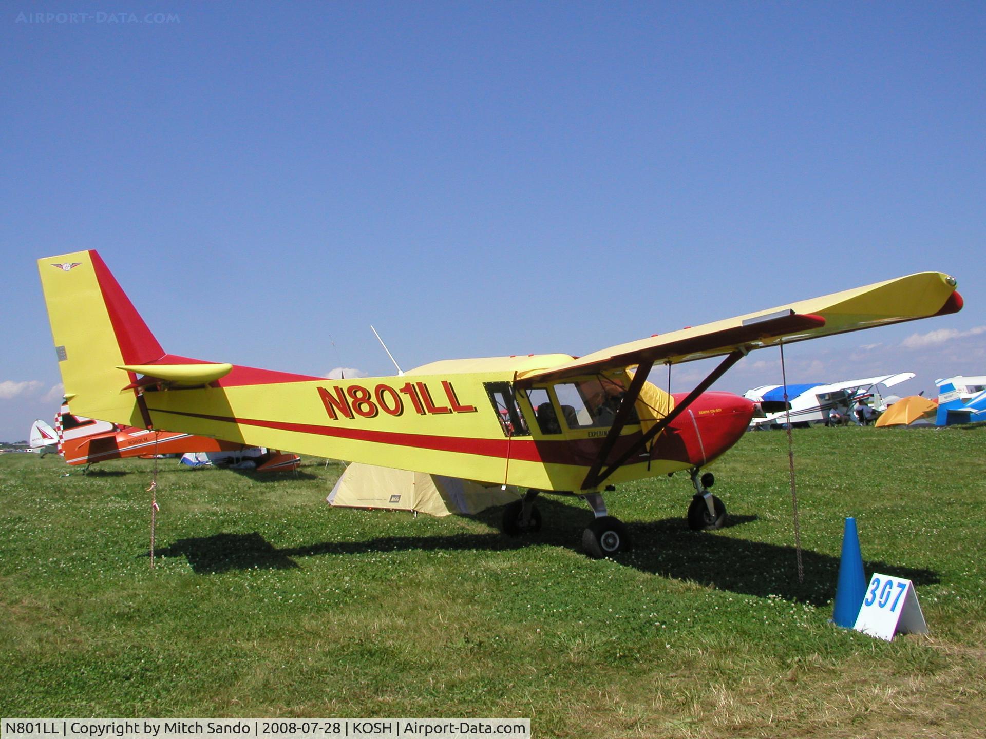 N801LL, 2005 Zenair STOL CH-801 C/N 8-4865, EAA AirVenture 2008.