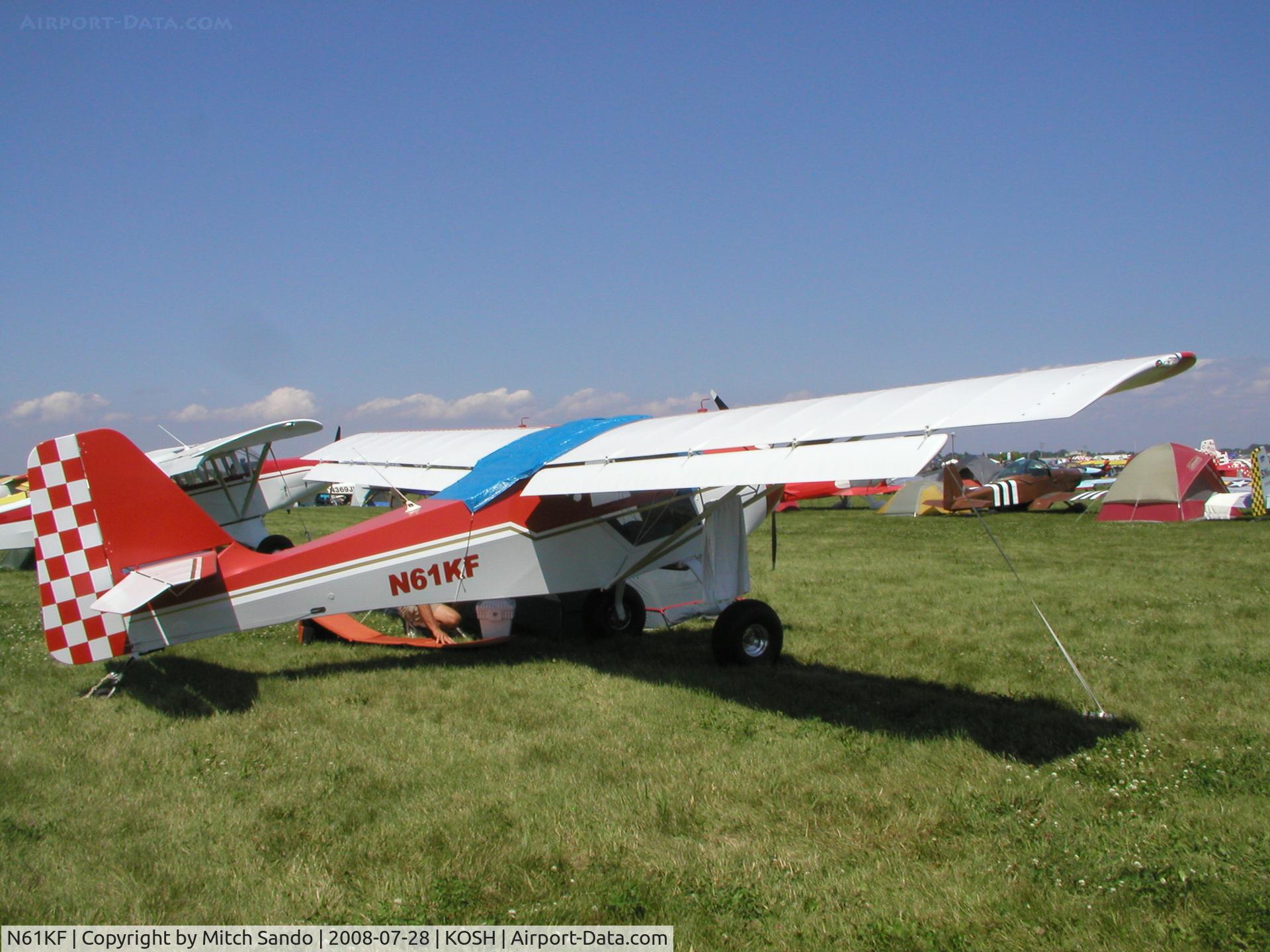 N61KF, Skystar Kitfox Model 4-1200 (Classic 4) C/N C94030014, EAA AirVenture 2008.