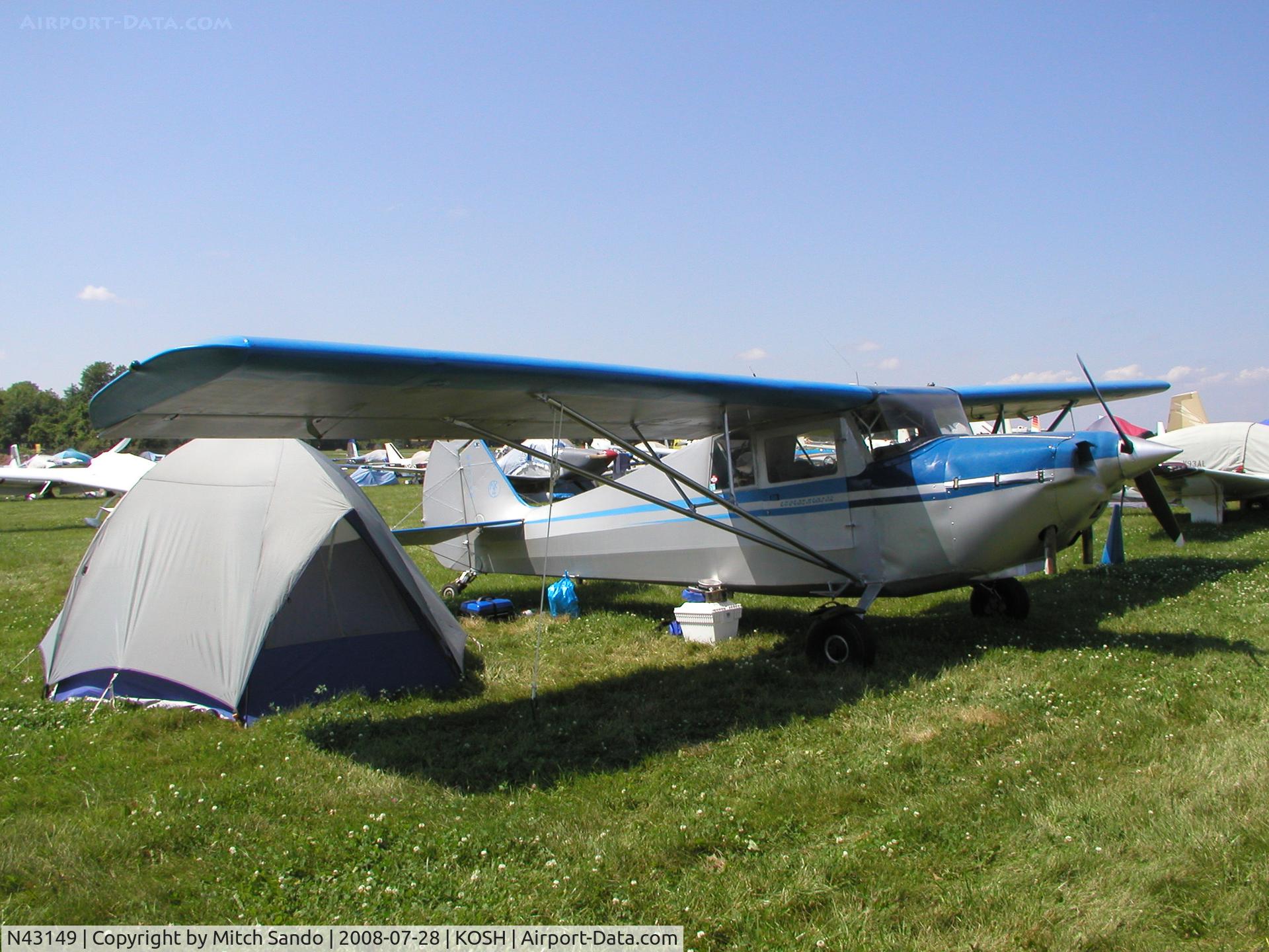 N43149, 1992 Christavia MK IV C/N TF001, EAA AirVenture 2008.