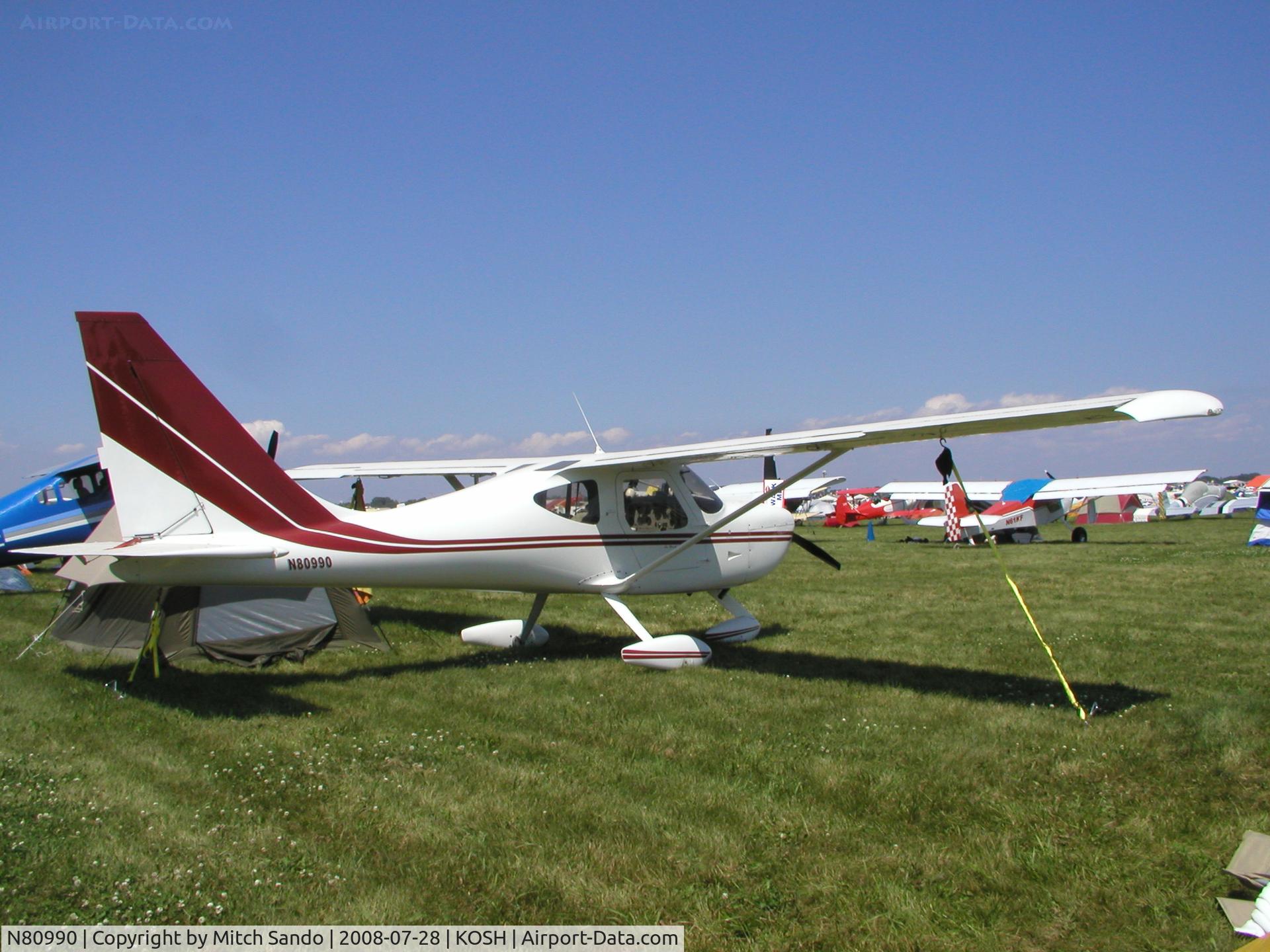 N80990, 2000 Stoddard-Hamilton Glastar C/N 5075, EAA AirVenture 2008.