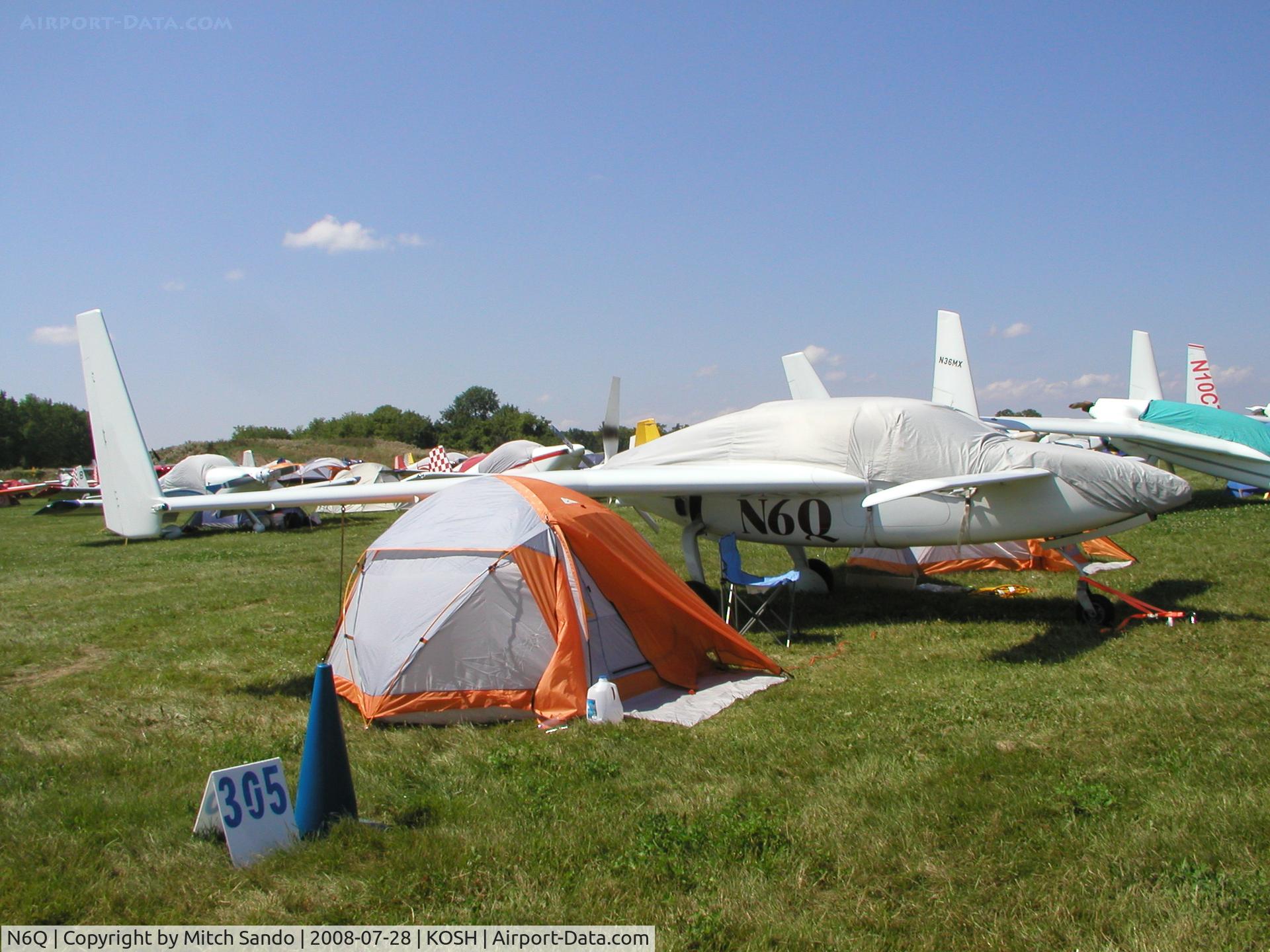 N6Q, 1998 Velocity Velocity Elite RG C/N 384, EAA AirVenture 2008.