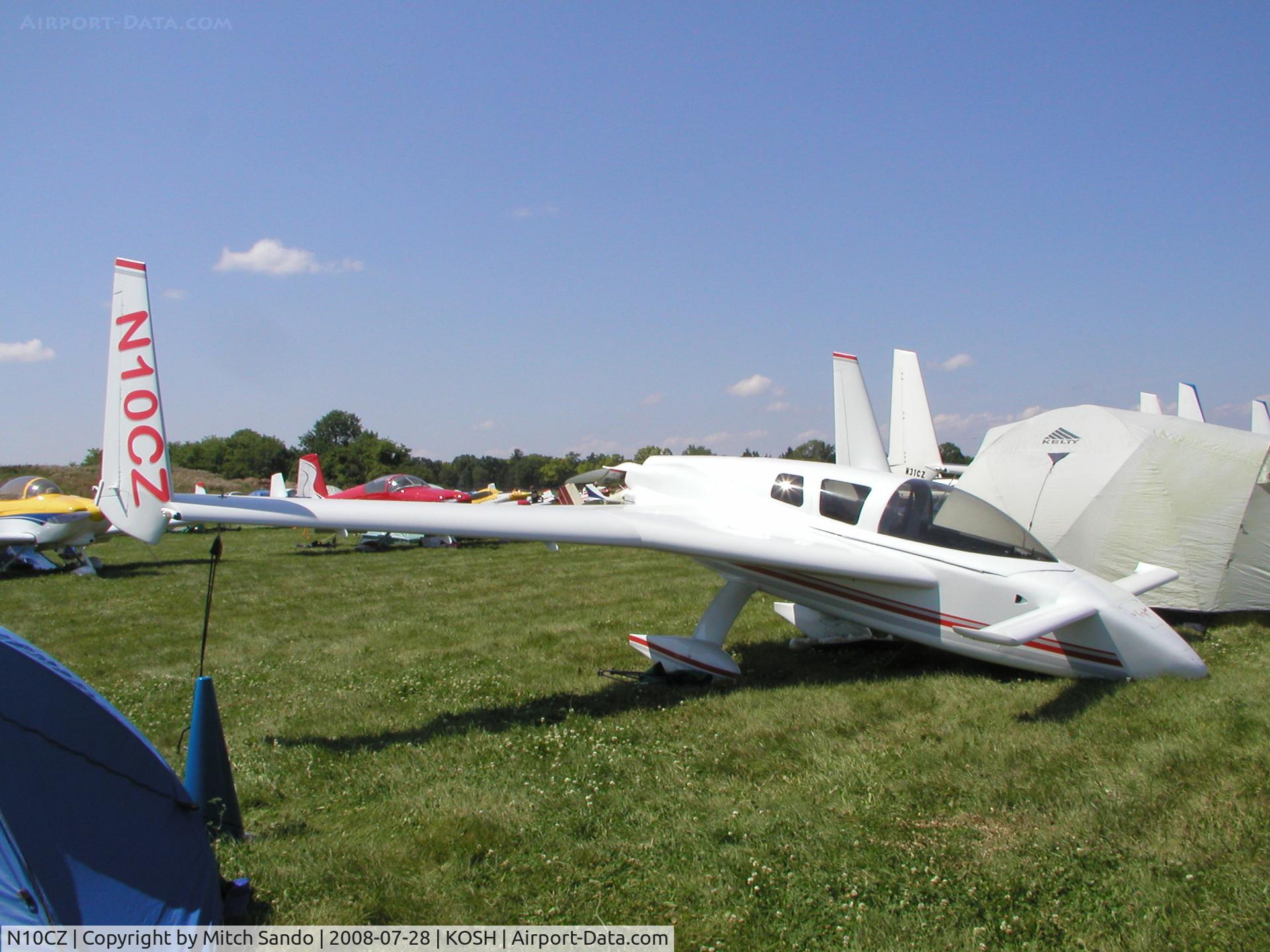 N10CZ, 1998 Co-Z Cozy Mark IV C/N 155, EAA AirVenture 2008.