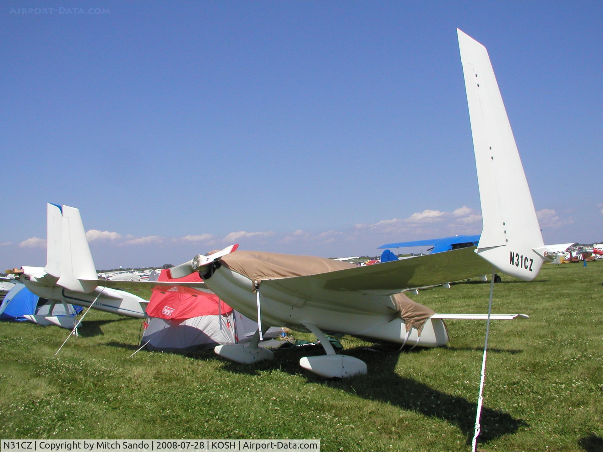 N31CZ, 2006 Co-Z Cozy Mark IV C/N 0991, EAA AirVenture 2008.