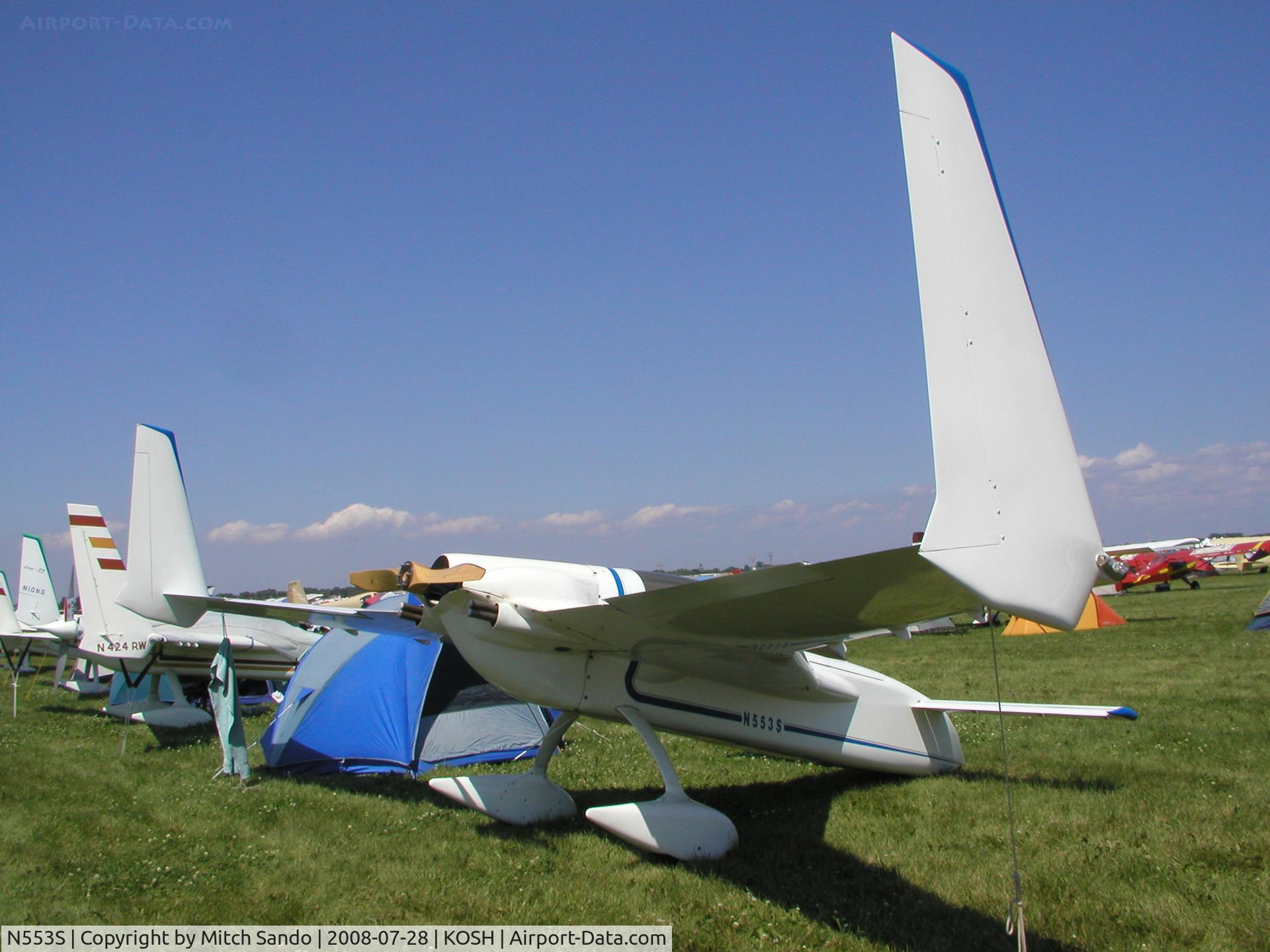 N553S, 1998 Rutan Long-EZ C/N 1998, EAA AirVenture 2008.
