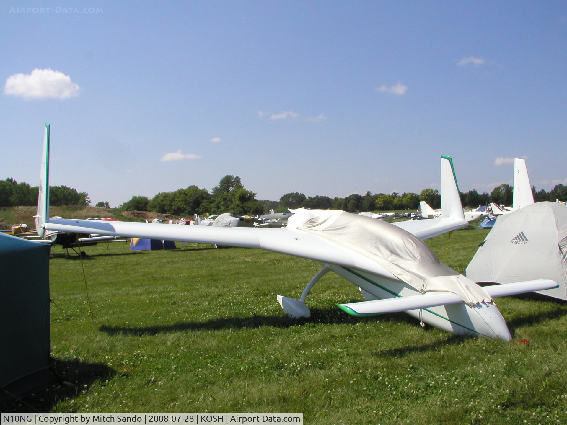 N10NG, 1985 Rutan Long-EZ C/N 434, EAA AirVenture 2008.