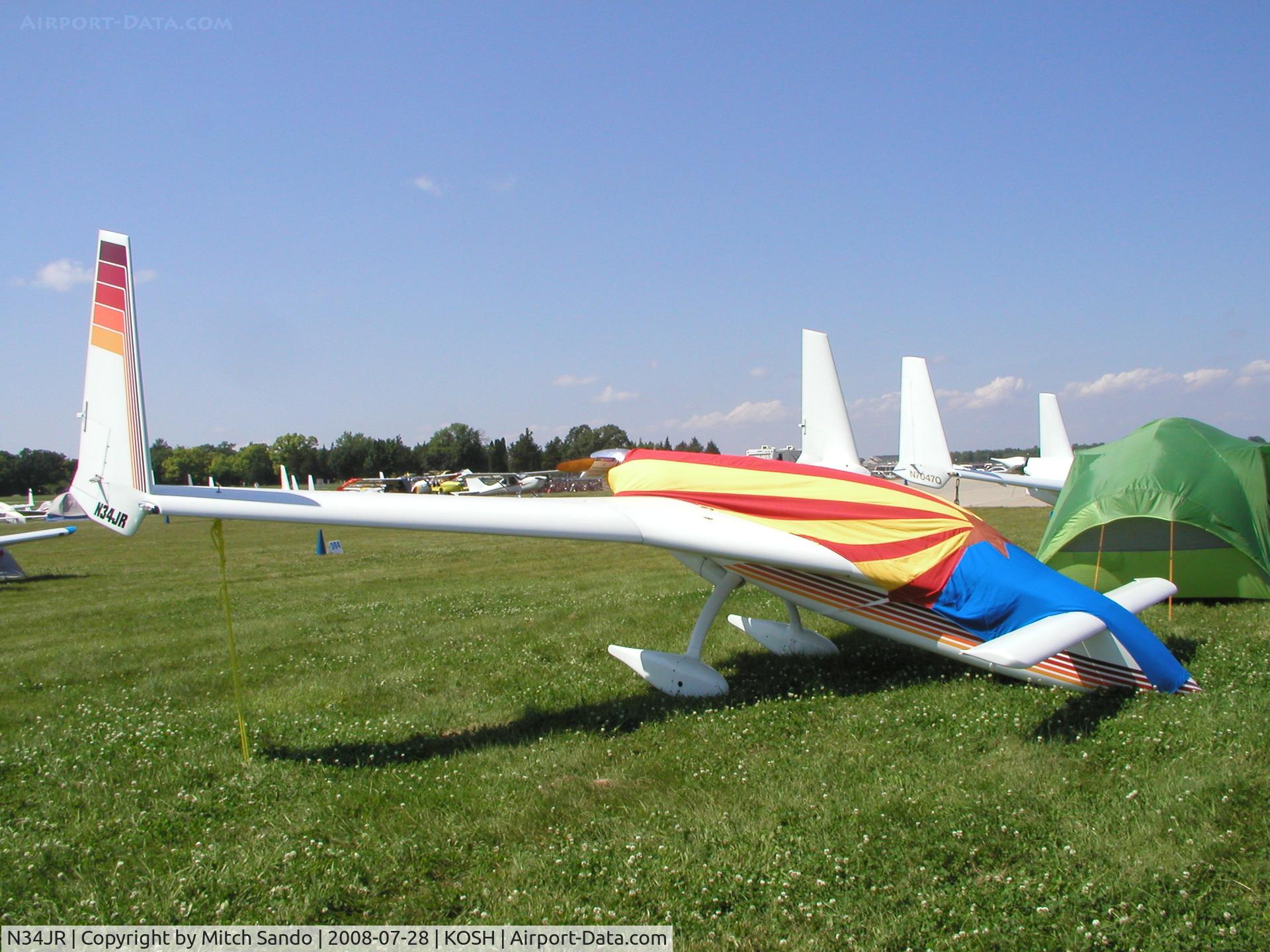 N34JR, 1983 Rutan Long-EZ C/N 174, EAA AirVenture 2008.