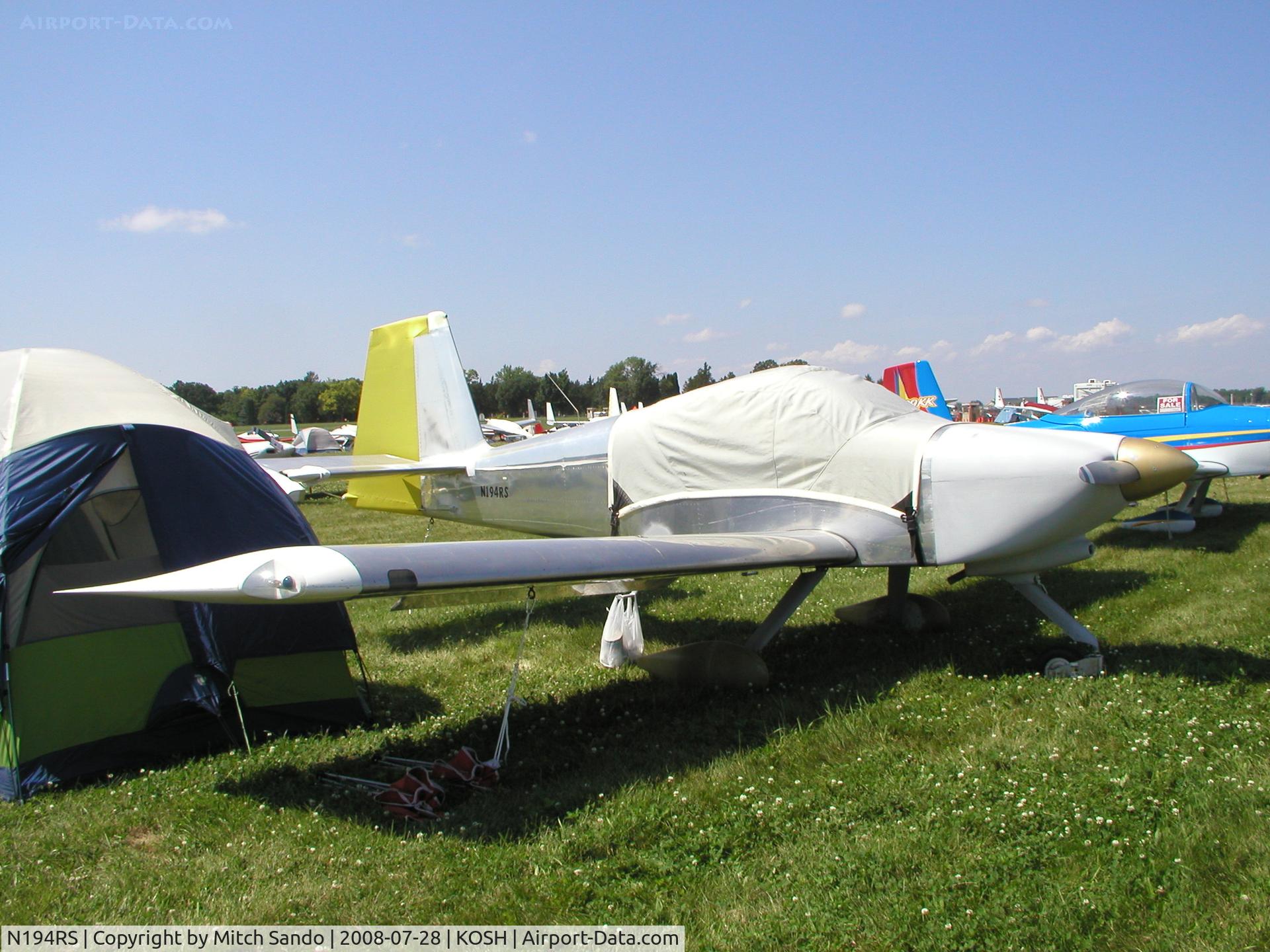 N194RS, 2005 Vans RV-9A C/N 90315, EAA AirVenture 2008.