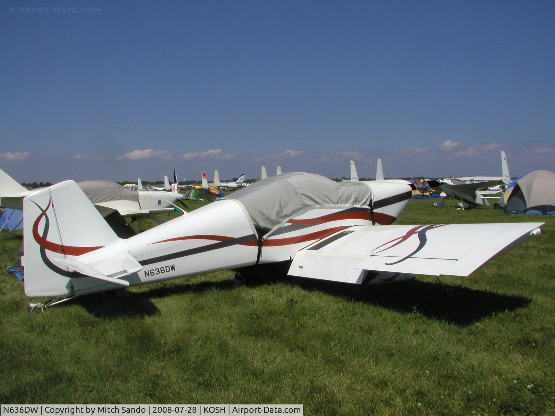 N636DW, 2000 Vans RV-6 C/N 22038, EAA AirVenture 2008.
