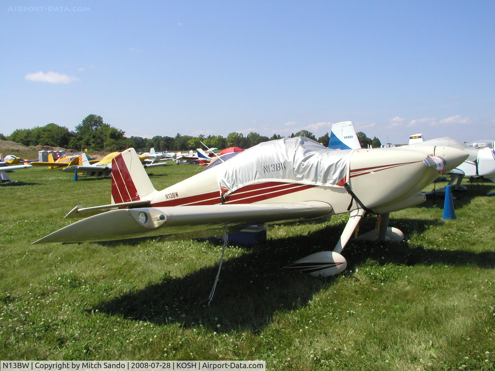 N13BW, 1993 Vans RV-6 C/N 20436, EAA AirVenture 2008.