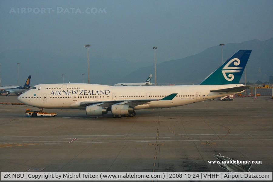 ZK-NBU, 1992 Boeing 747-419 C/N 25605, Air New Zealand