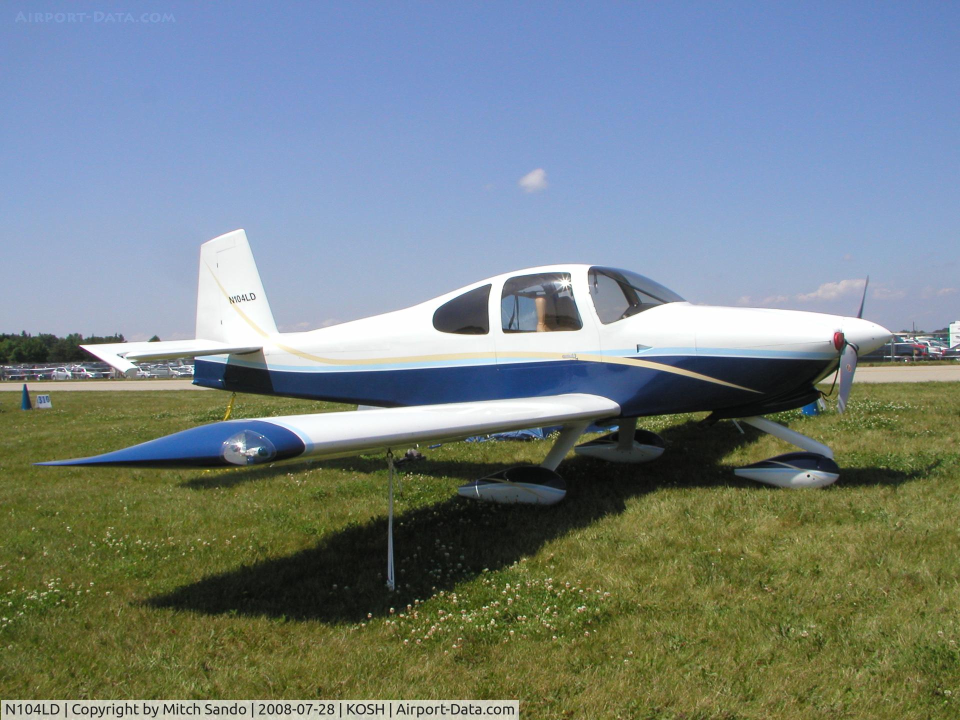 N104LD, 2007 Vans RV-10 C/N 40448, EAA AirVenture 2008.
