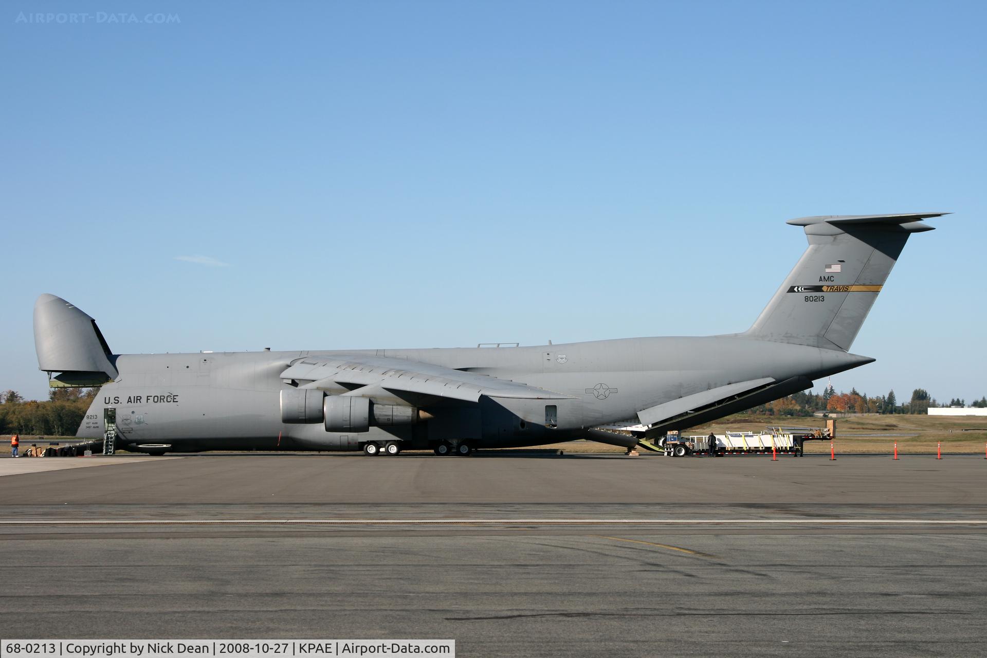 68-0213, 1968 Lockheed C-5C Galaxy C/N 500-0016, /