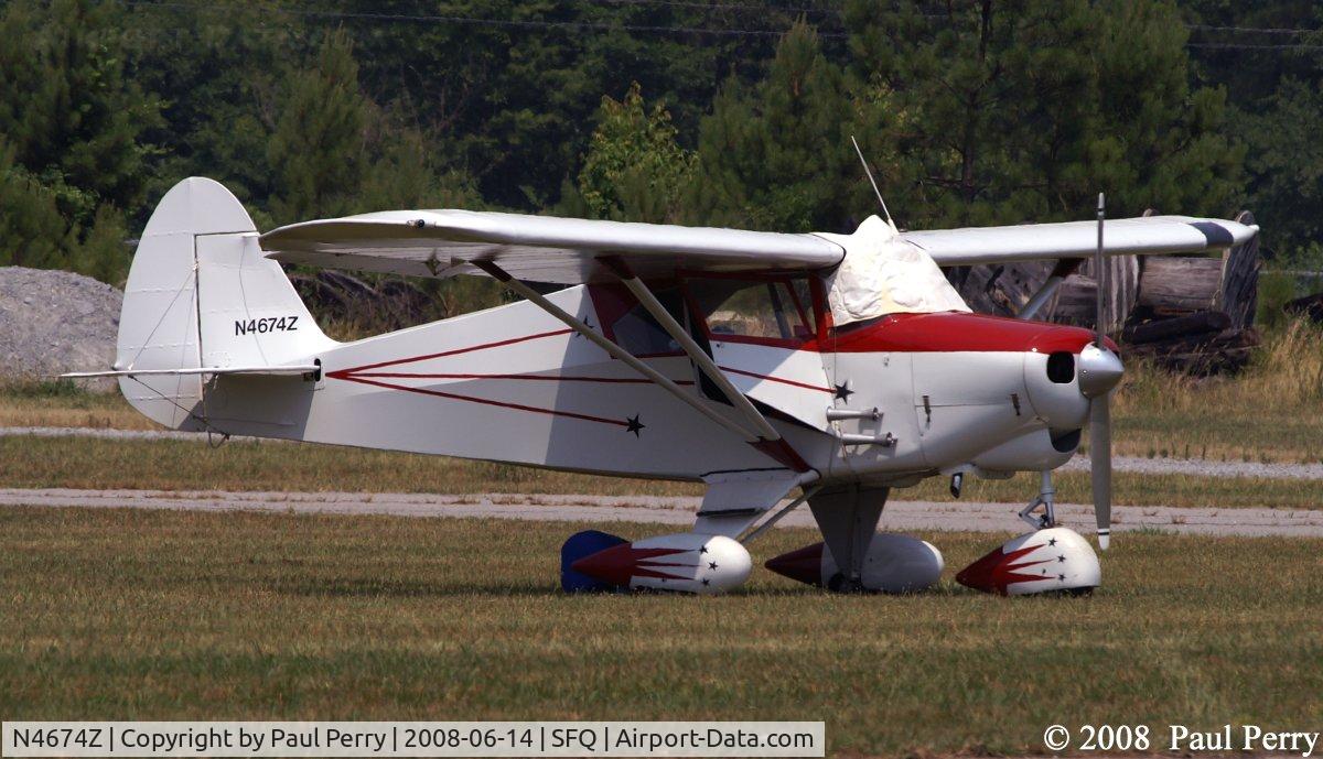 N4674Z, 1961 Piper PA-22-108 Colt Colt C/N 22-8207, Patriotic themed colors