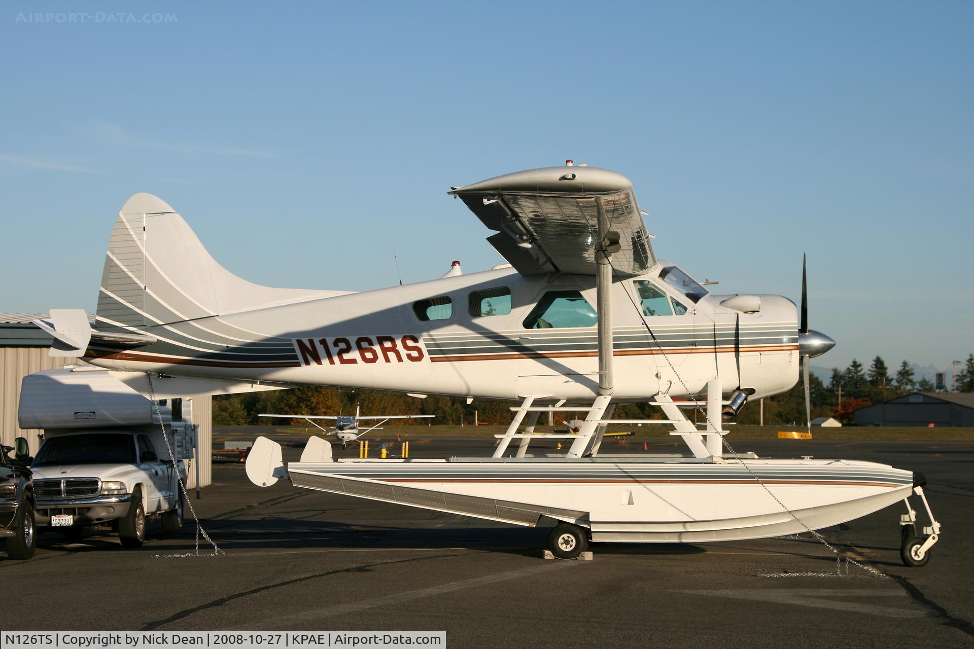 N126TS, 1961 De Havilland Canada DHC-2 Beaver Mk.1 C/N 1464, Now reregistered as N126RS and emerged as such from the paint shop tonight