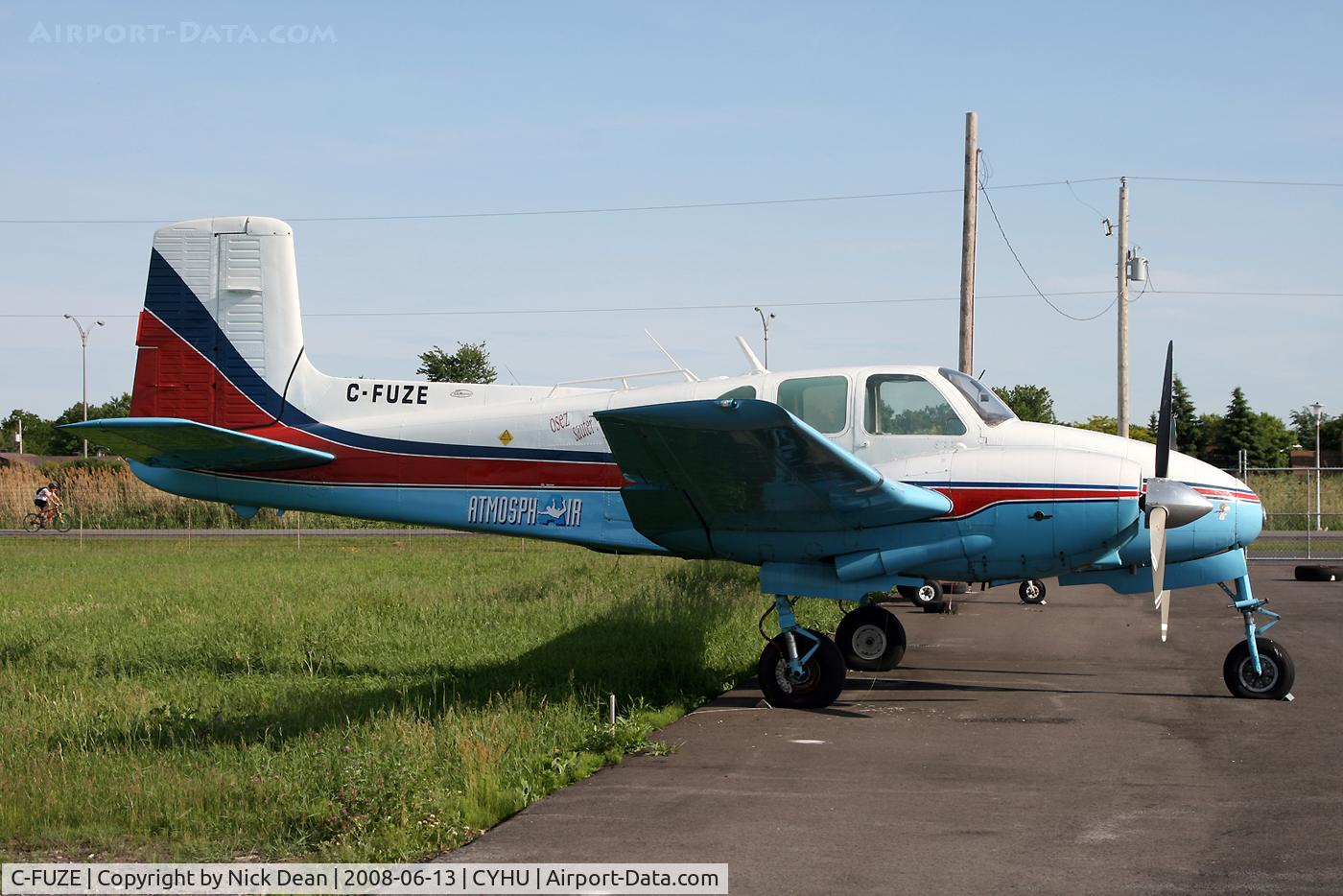 C-FUZE, 1957 Beech E50 Twin Bonanza C/N EH-43, T-BONE
