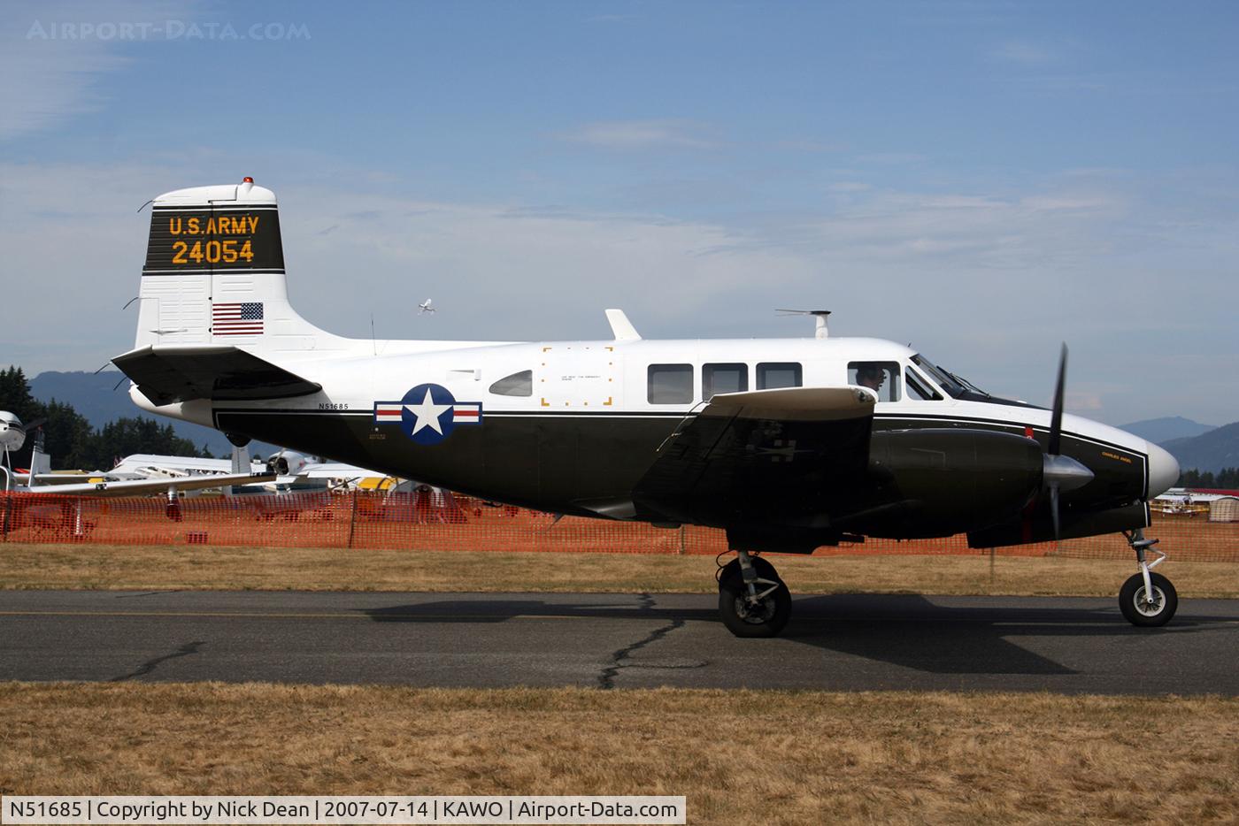 N51685, Beech 65 Queen Air C/N LC-40, /