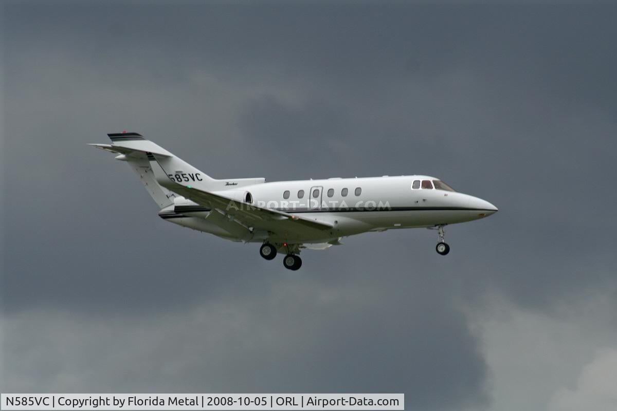 N585VC, 2002 Raytheon Hawker 800XP C/N 258585, Hawker 800XP