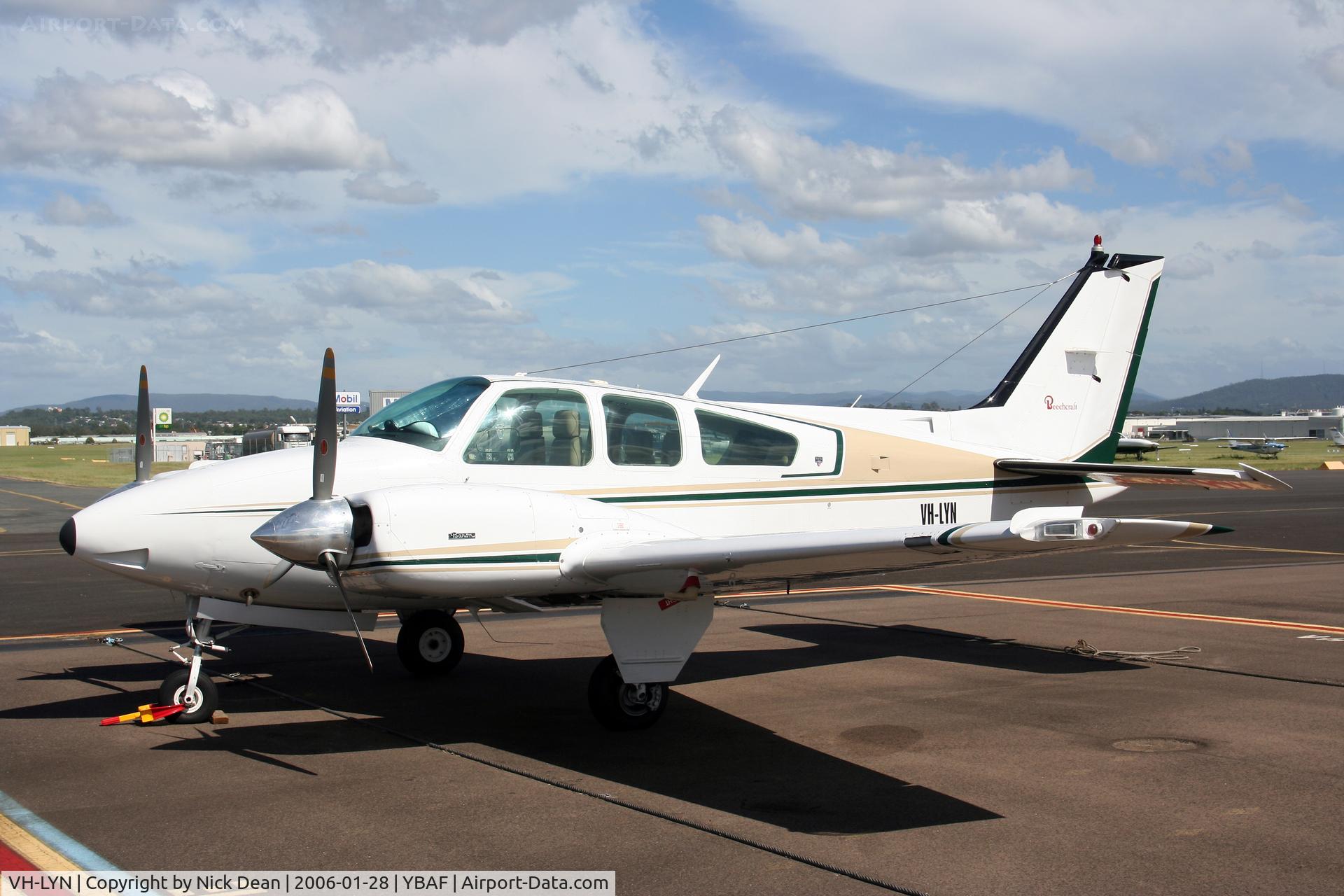 VH-LYN, 1981 Beech 95-B55 Baron C/N TC-2380, /