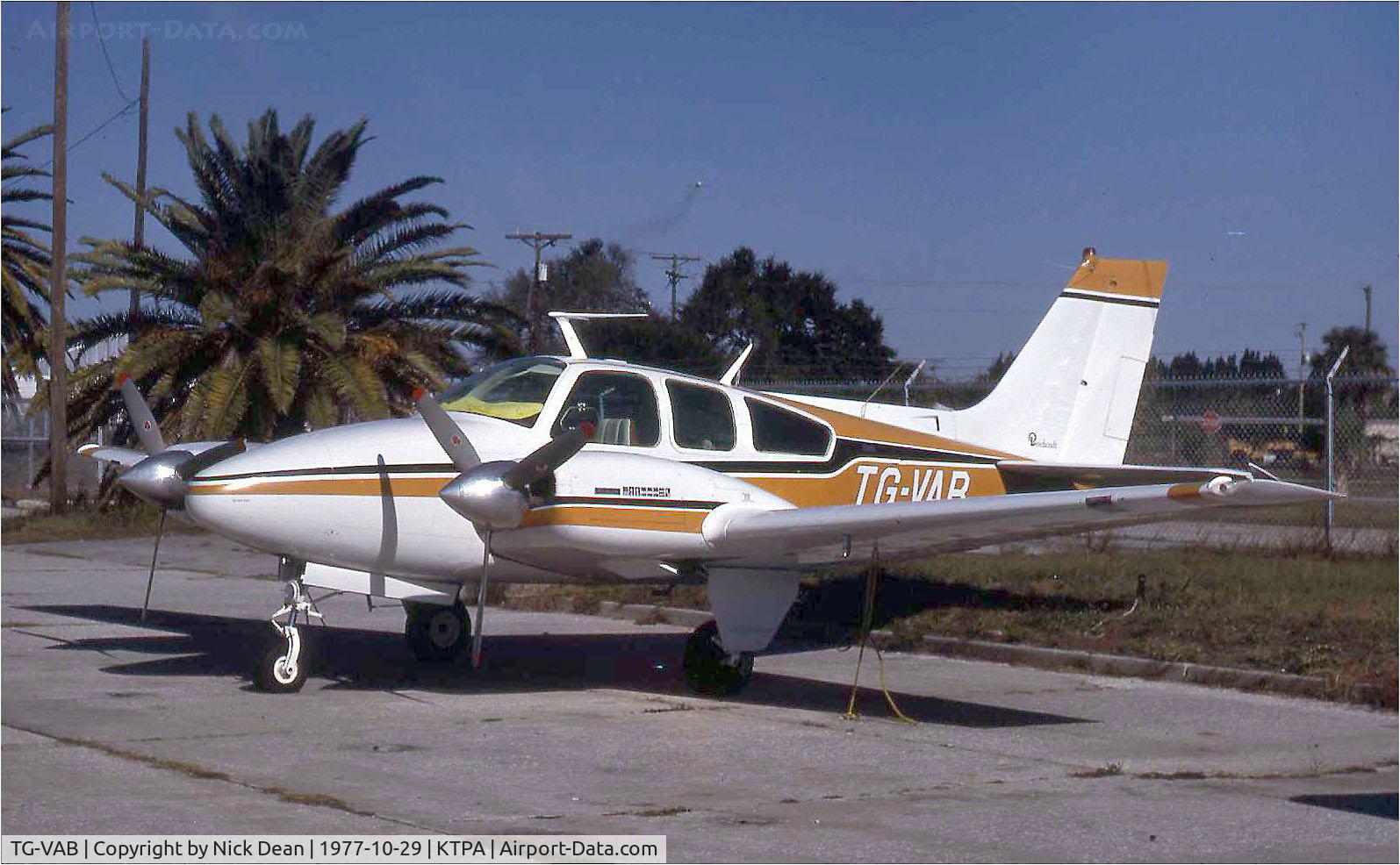 TG-VAB, Beechcraft 95-55 C/N TC-1542, /