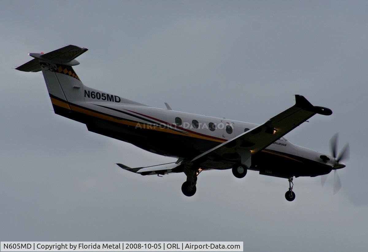 N605MD, 2008 Pilatus PC-12/47E C/N 1033, Pilatus PC-12