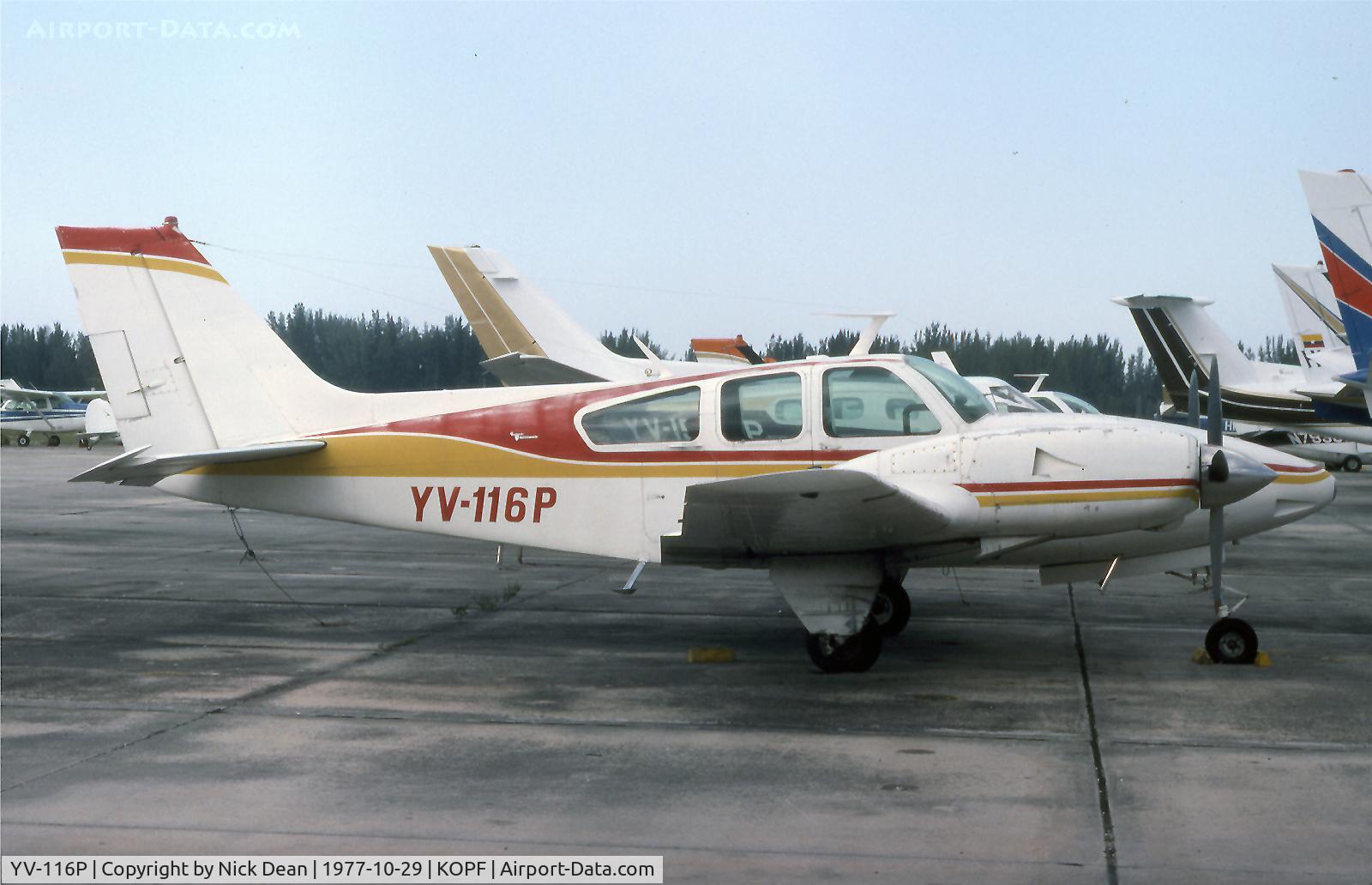 YV-116P, Beechcraft Baron 55 C/N TG-30, /