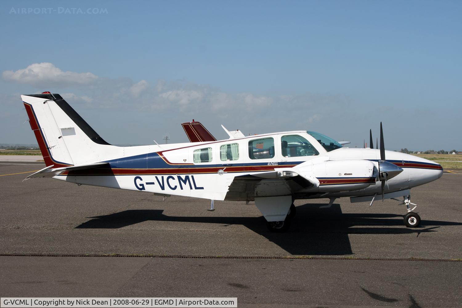 G-VCML, 1982 Beech 58 Baron C/N TH-1346, /