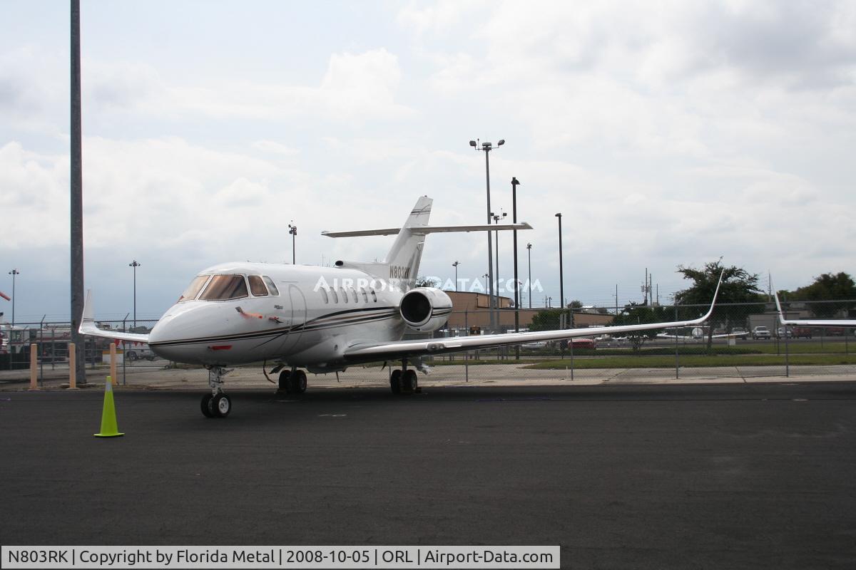 N803RK, 1984 British Aerospace BAe.125 Series 800A C/N 258003, Hawker 800A