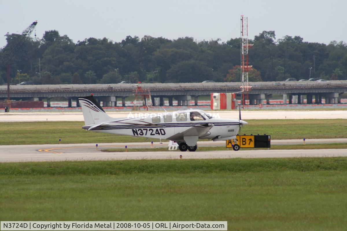 N3724D, Raytheon Aircraft Company A36 Bonanza C/N E-3624, Beech A36